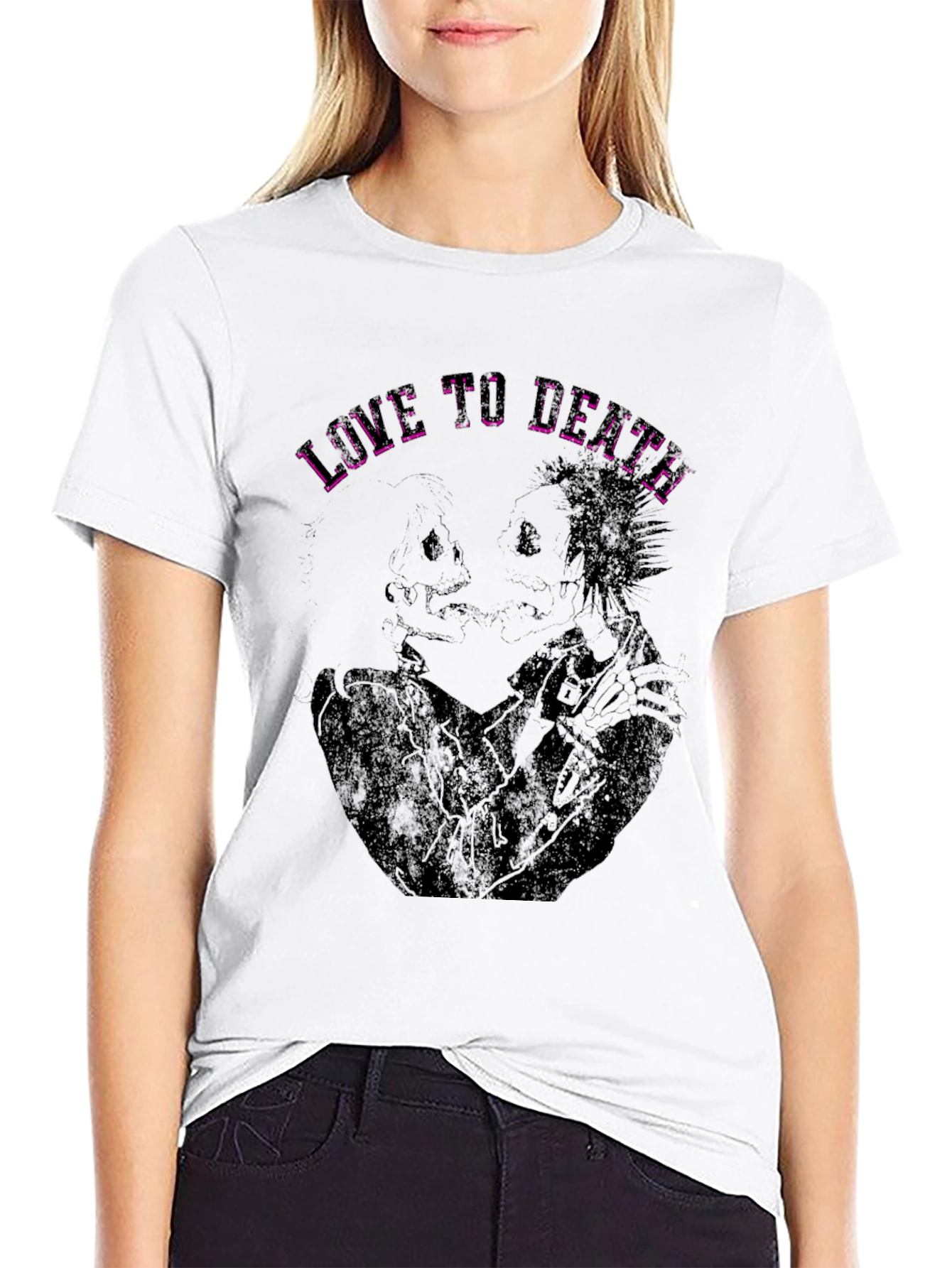 Love to Death Graphic Tee - Black
