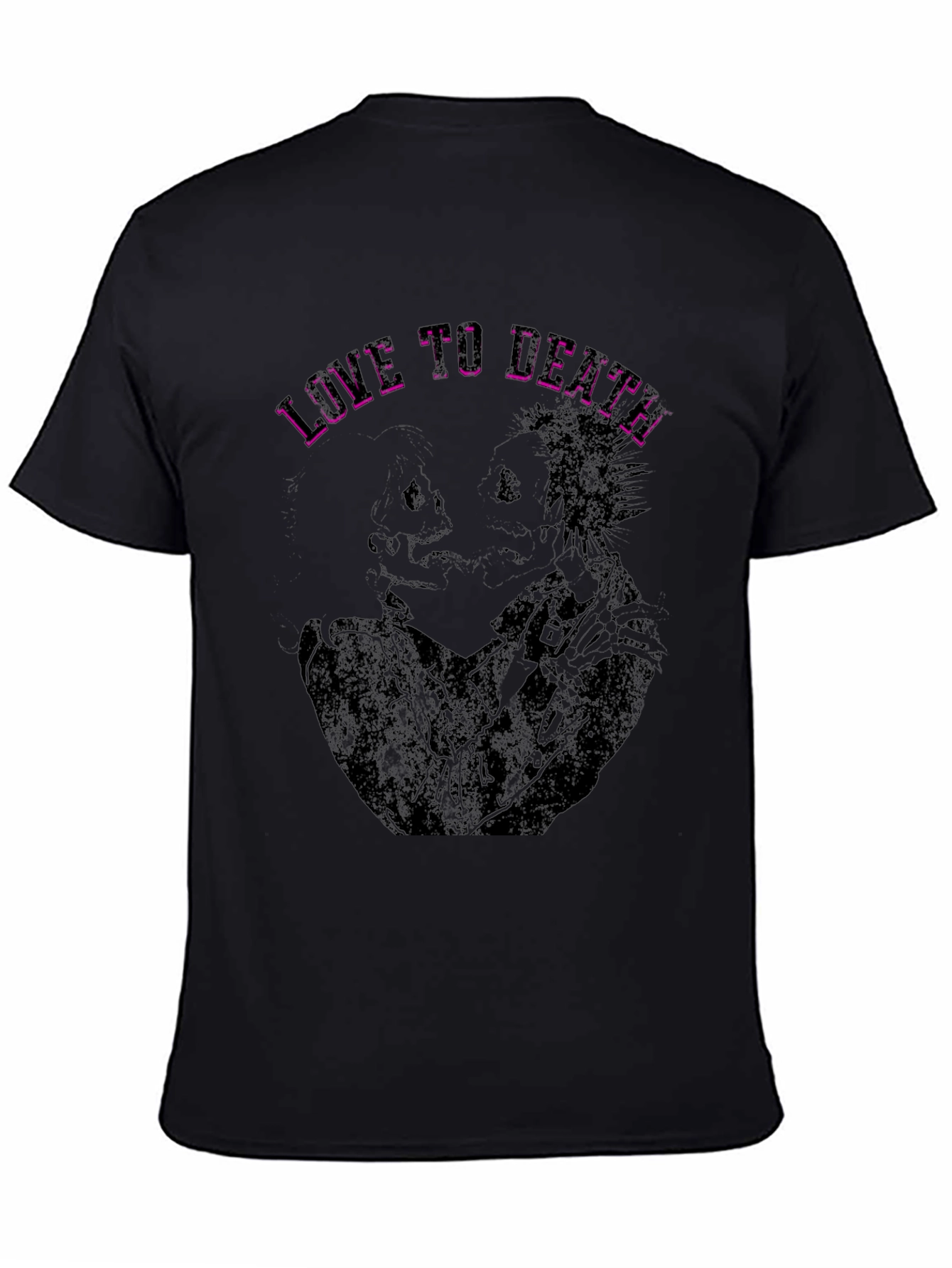Love to Death Graphic Tee - Black