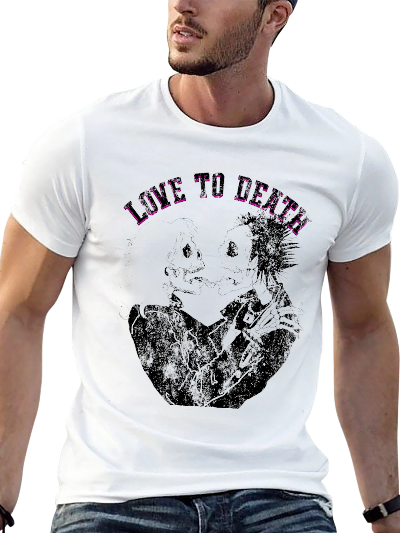 Love to Death Graphic Tee - Black