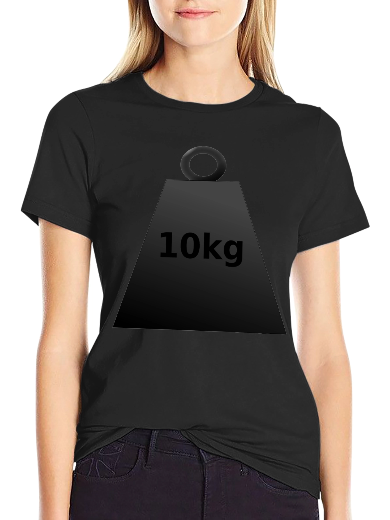 10kg Weightlifting T-Shirt - Fitness Apparel