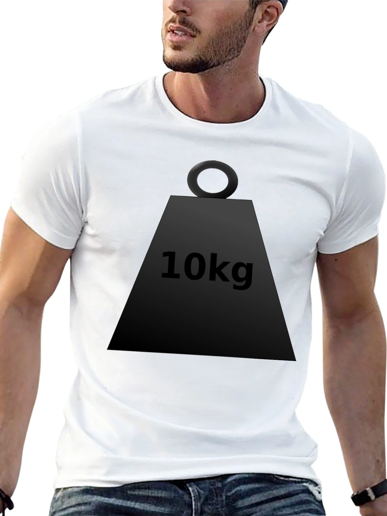 10kg Weightlifting T-Shirt - Fitness Apparel