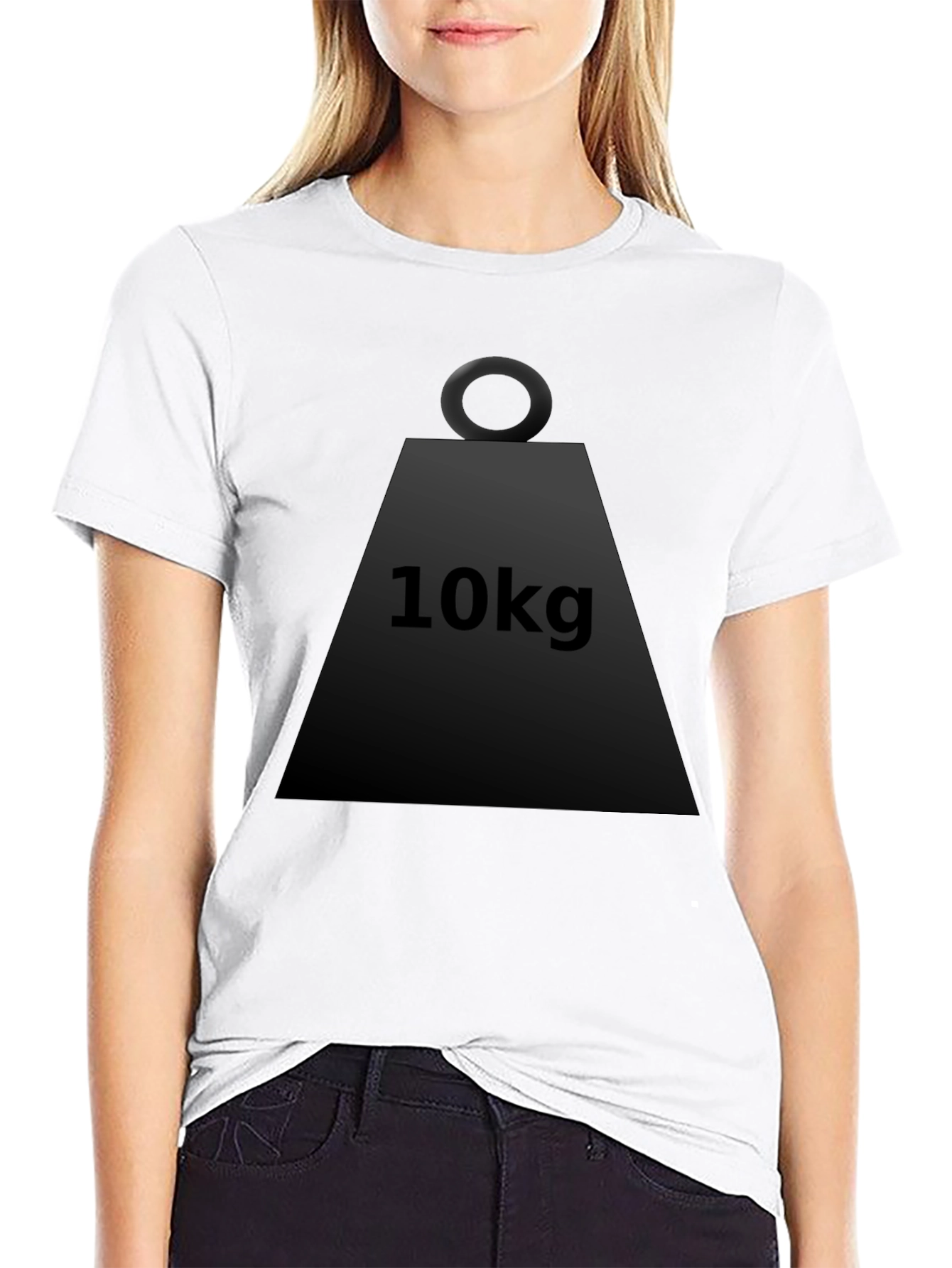 10kg Weightlifting T-Shirt - Fitness Apparel