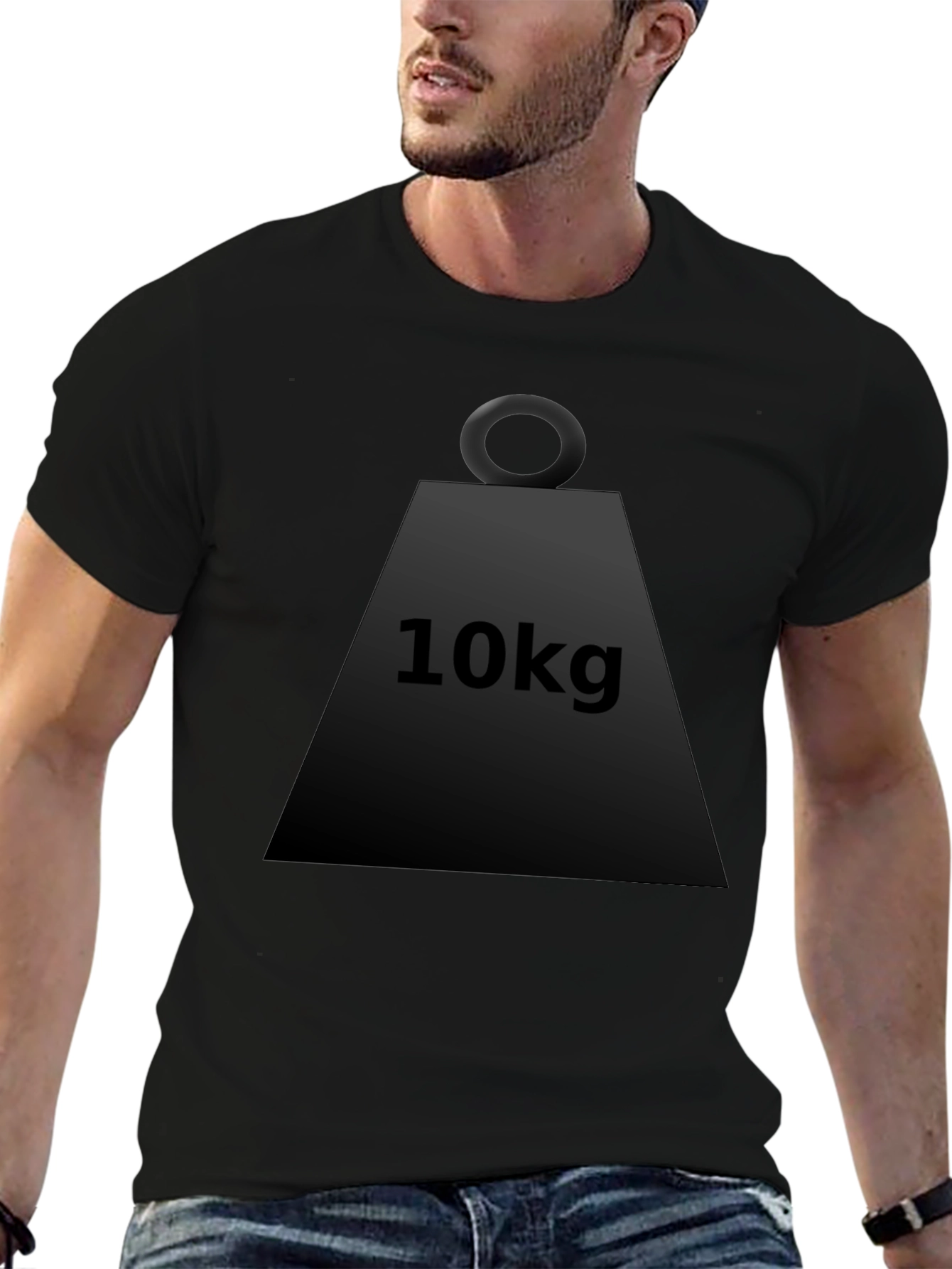 10kg Weightlifting T-Shirt - Fitness Apparel