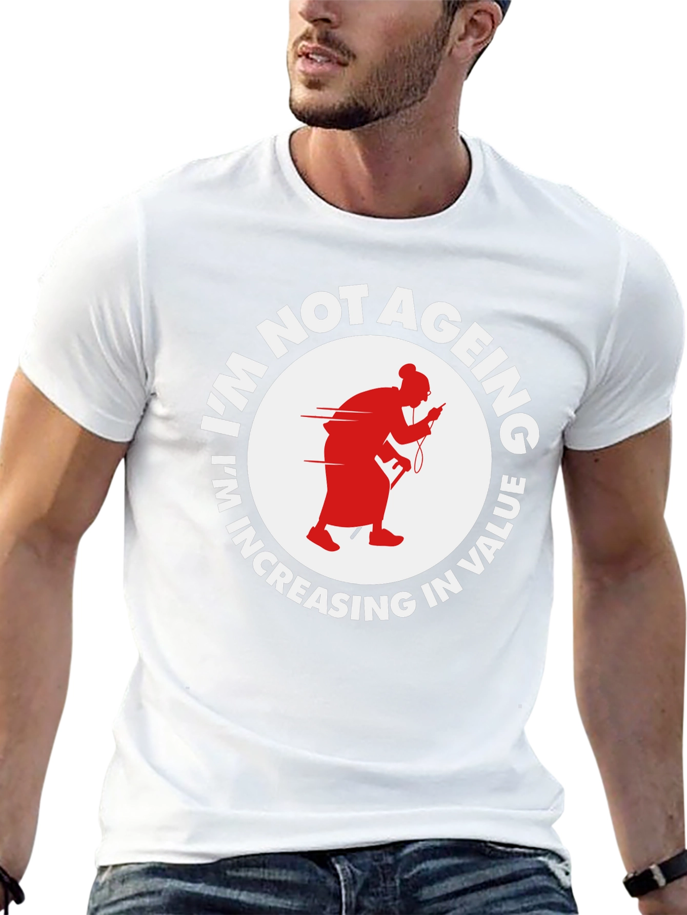 Im Not Ageing T-Shirt - Funny Old Lady Design