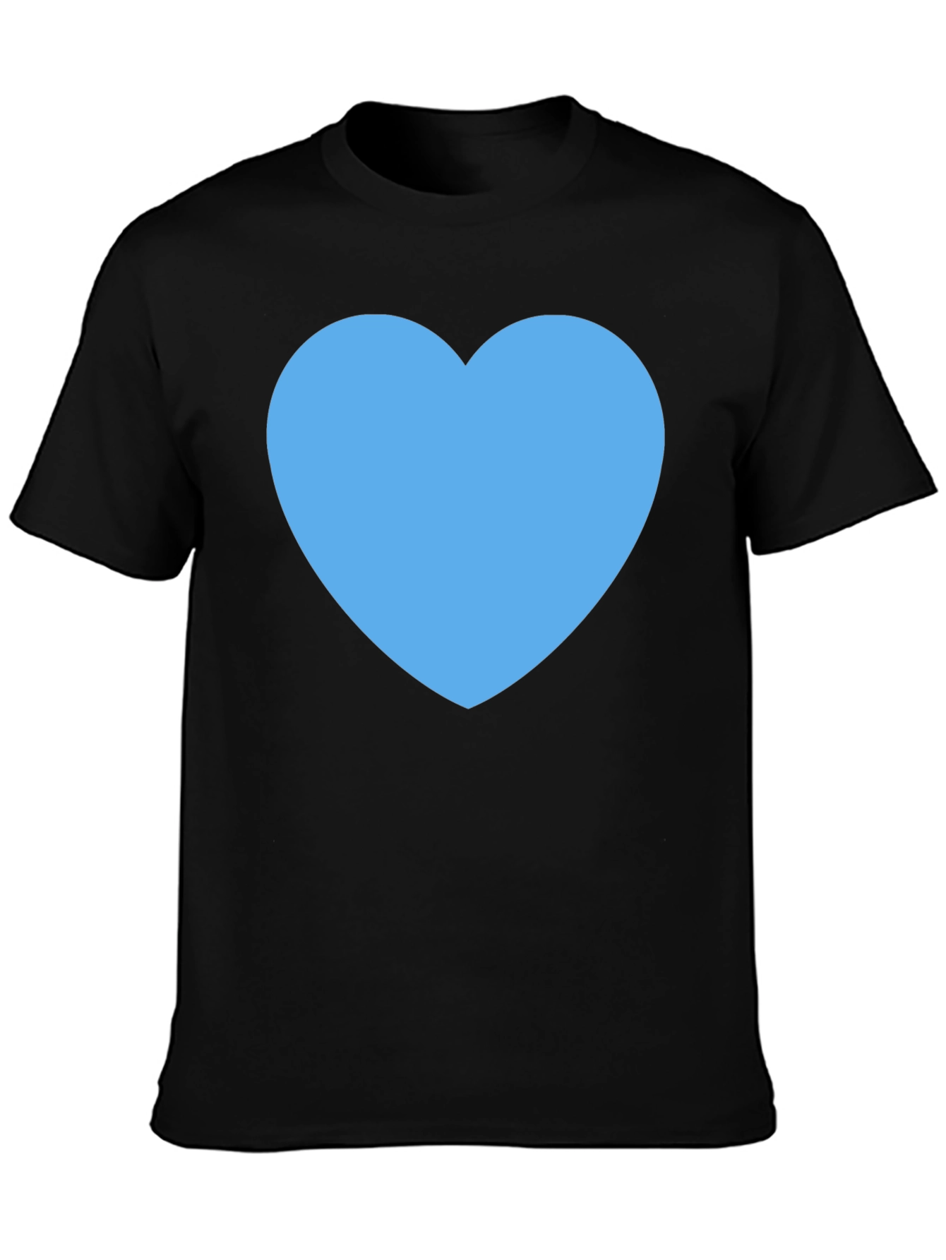 Heart Graphic Black T-Shirt - Express Your Love