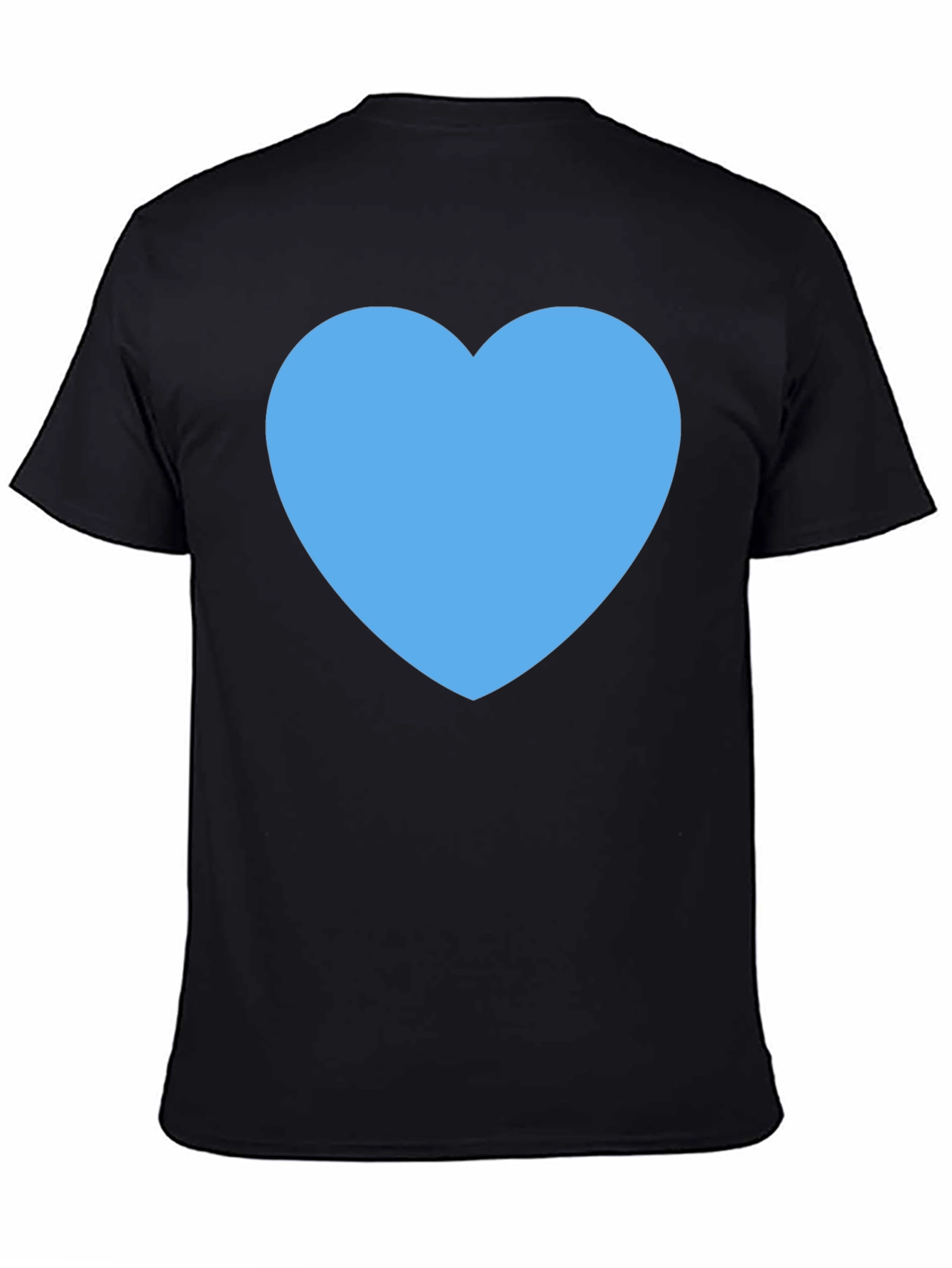 Heart Graphic Black T-Shirt - Express Your Love