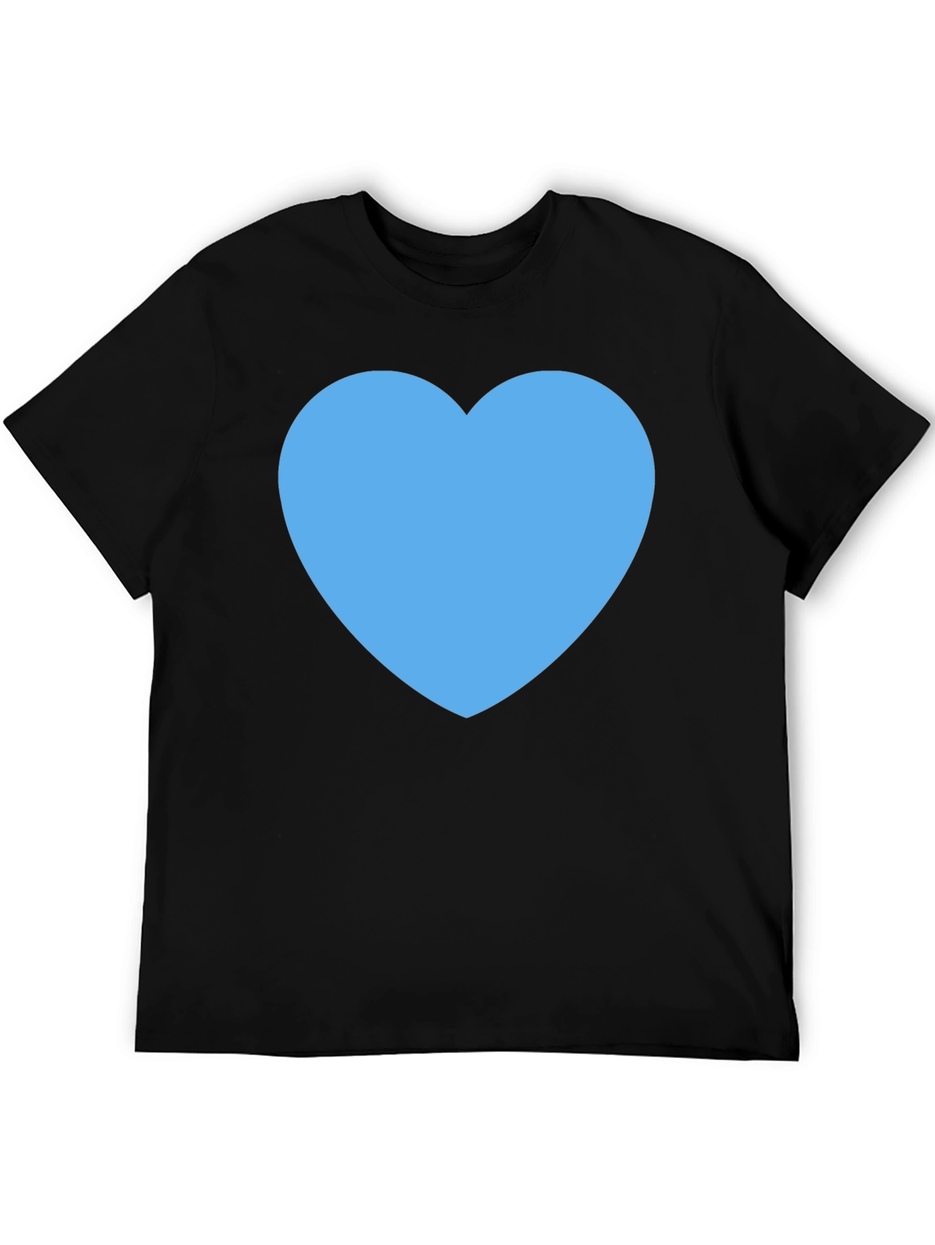 Heart Graphic Black T-Shirt - Express Your Love
