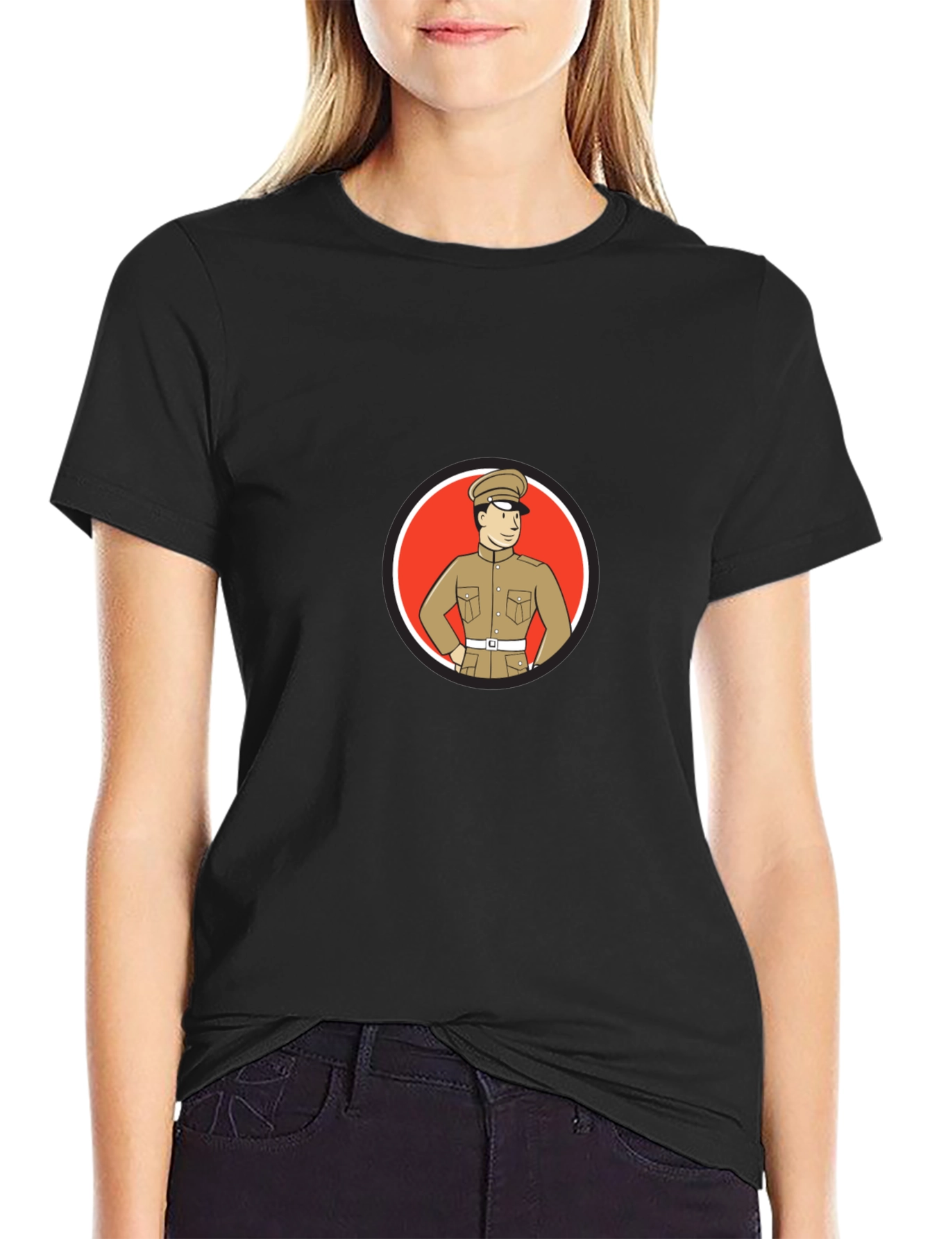 Retro Cartoon Soldier T-Shirt