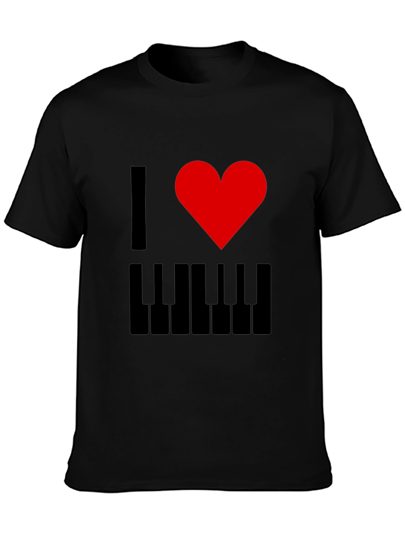 I Love Piano T-Shirt - Music Lover Tee