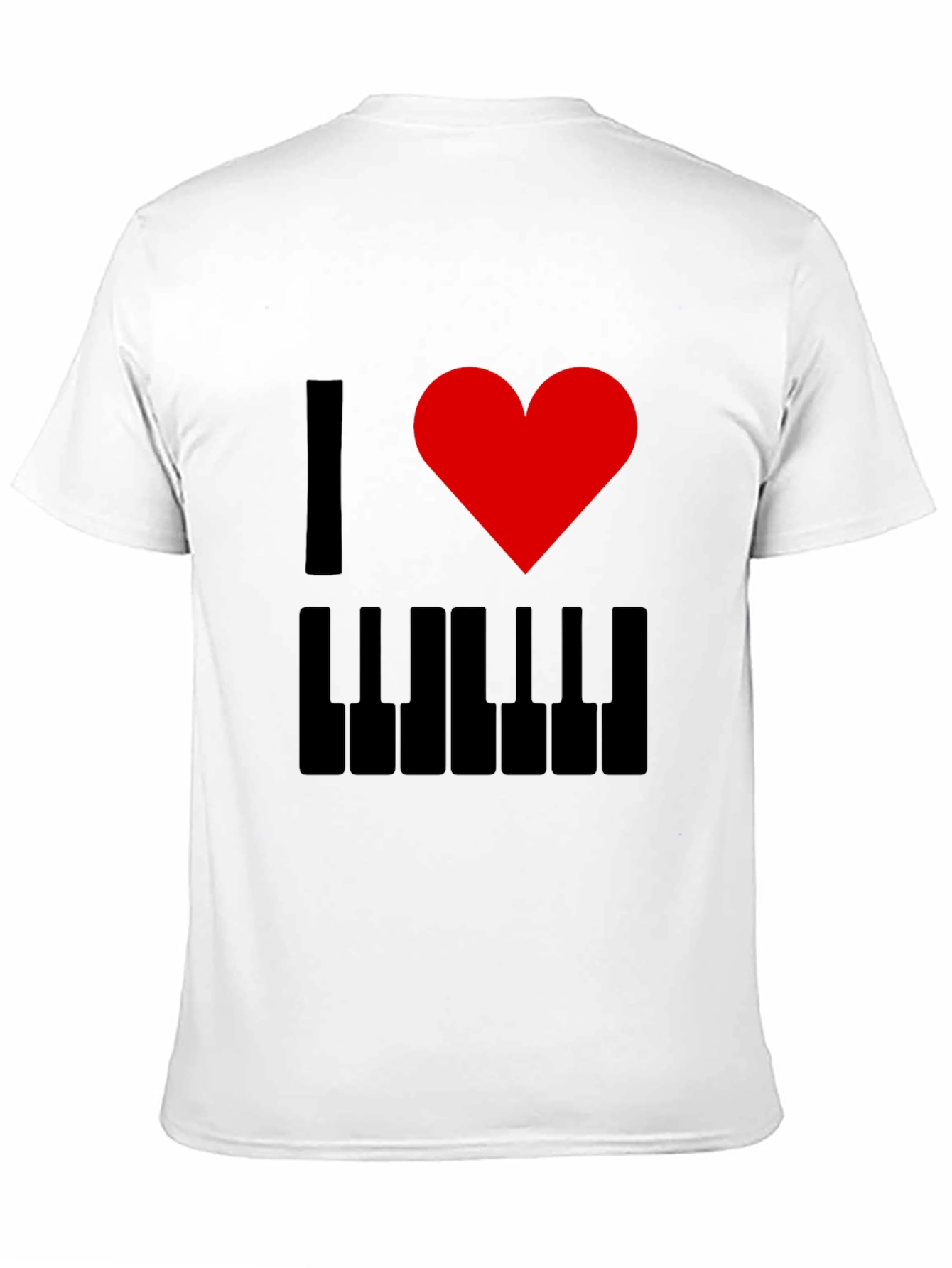 I Love Piano T-Shirt - Music Lover Tee