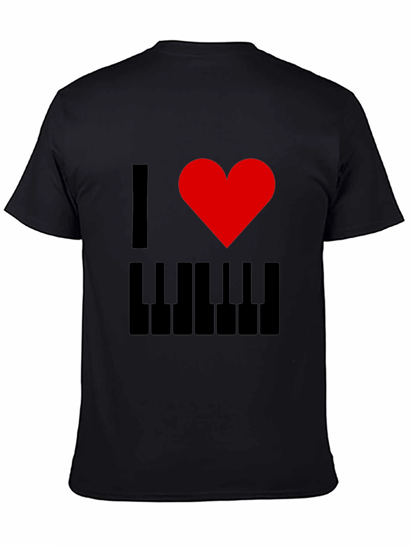 I Love Piano T-Shirt - Music Lover Tee
