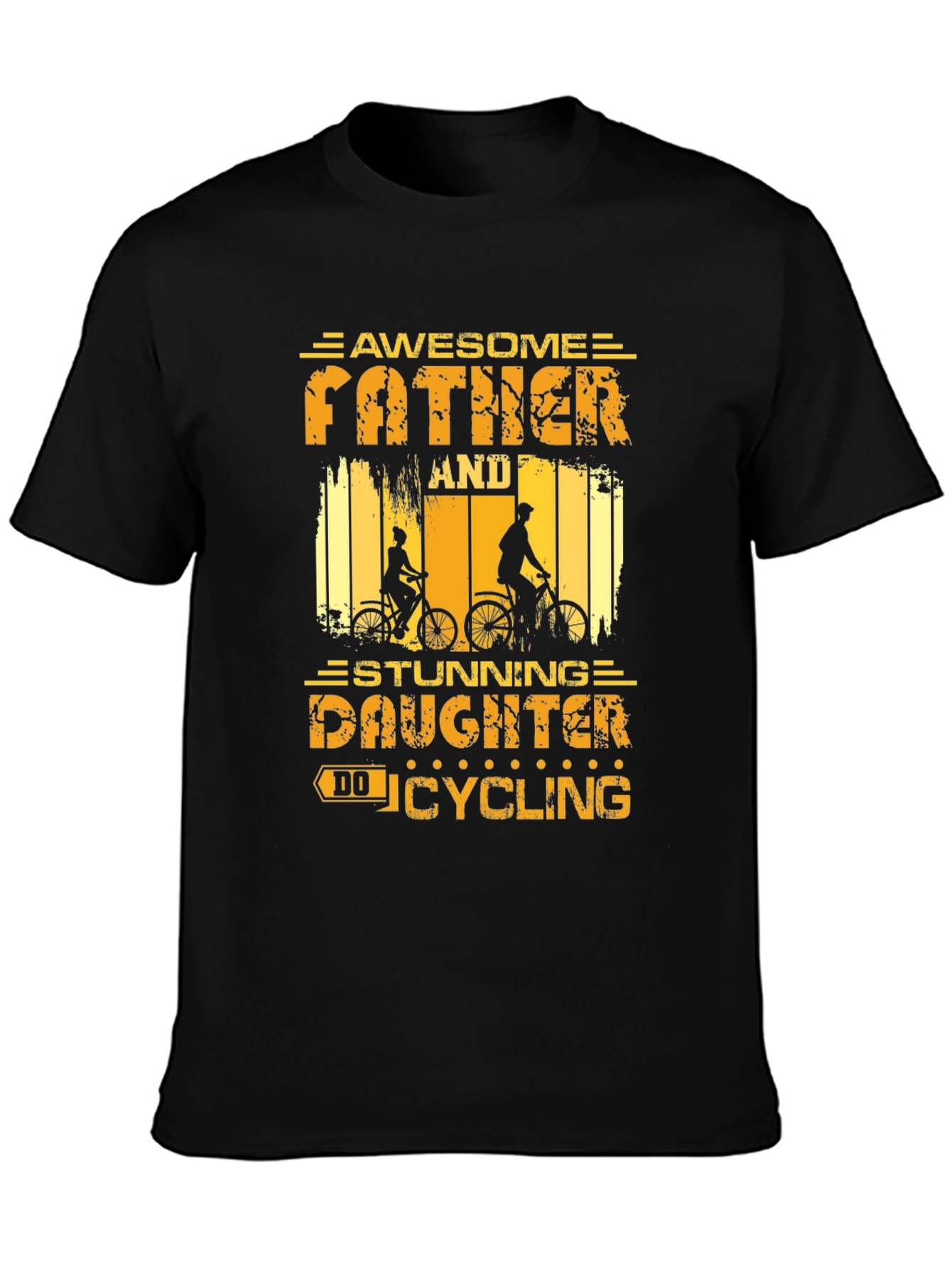Awesome Father & Daughter Cycling T-Shirt