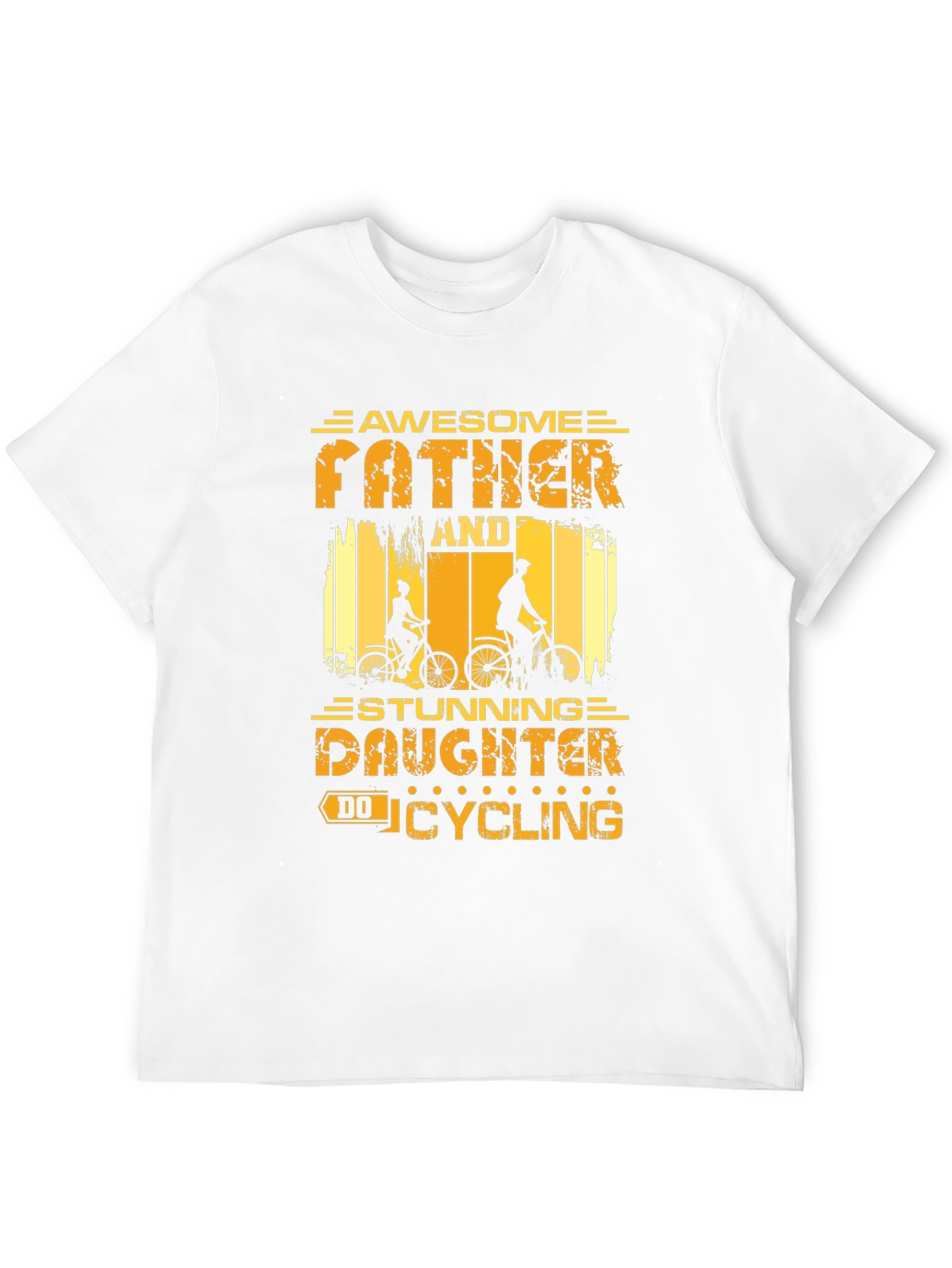 Awesome Father & Daughter Cycling T-Shirt