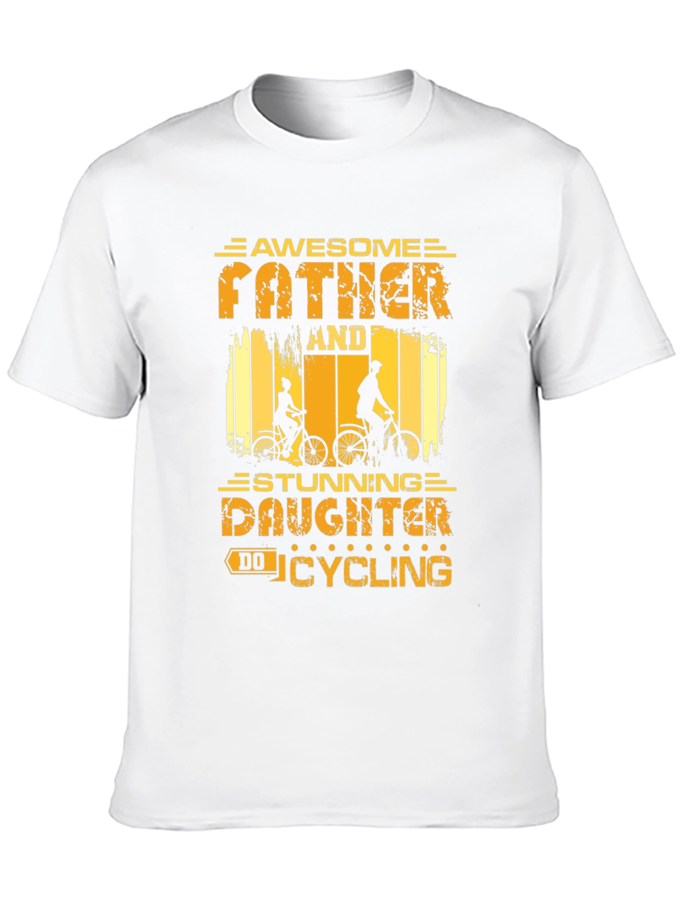 Awesome Father & Daughter Cycling T-Shirt