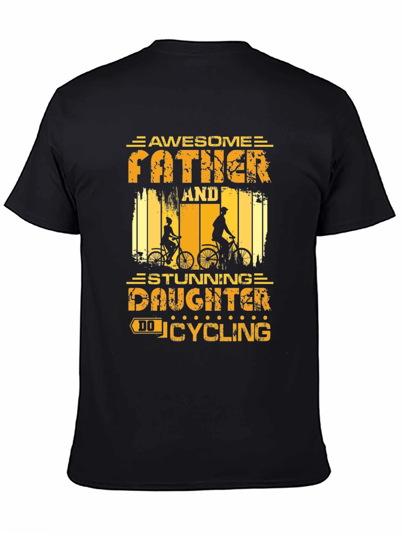 Awesome Father & Daughter Cycling T-Shirt