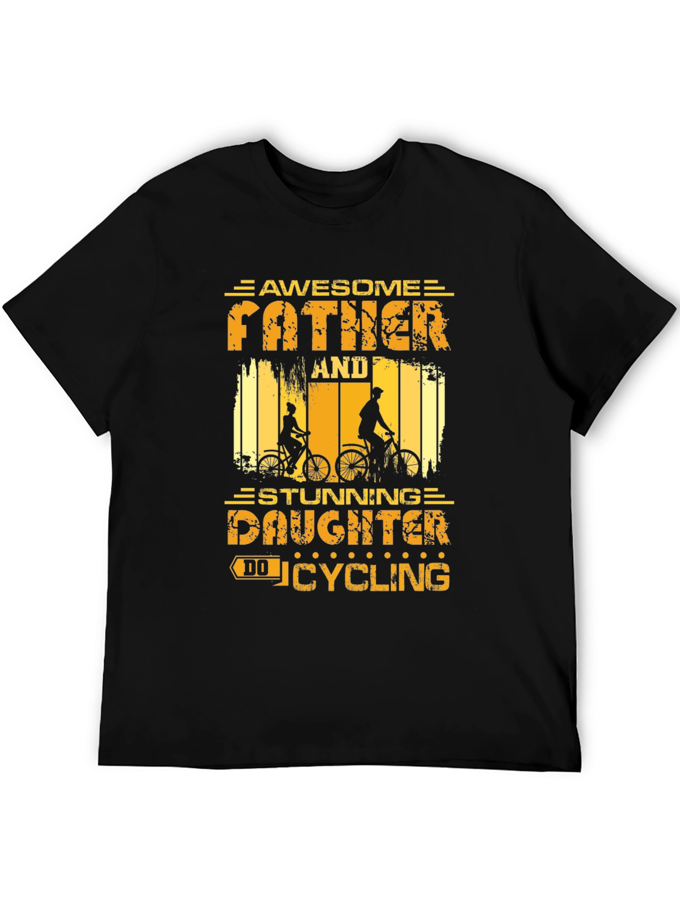 Awesome Father & Daughter Cycling T-Shirt