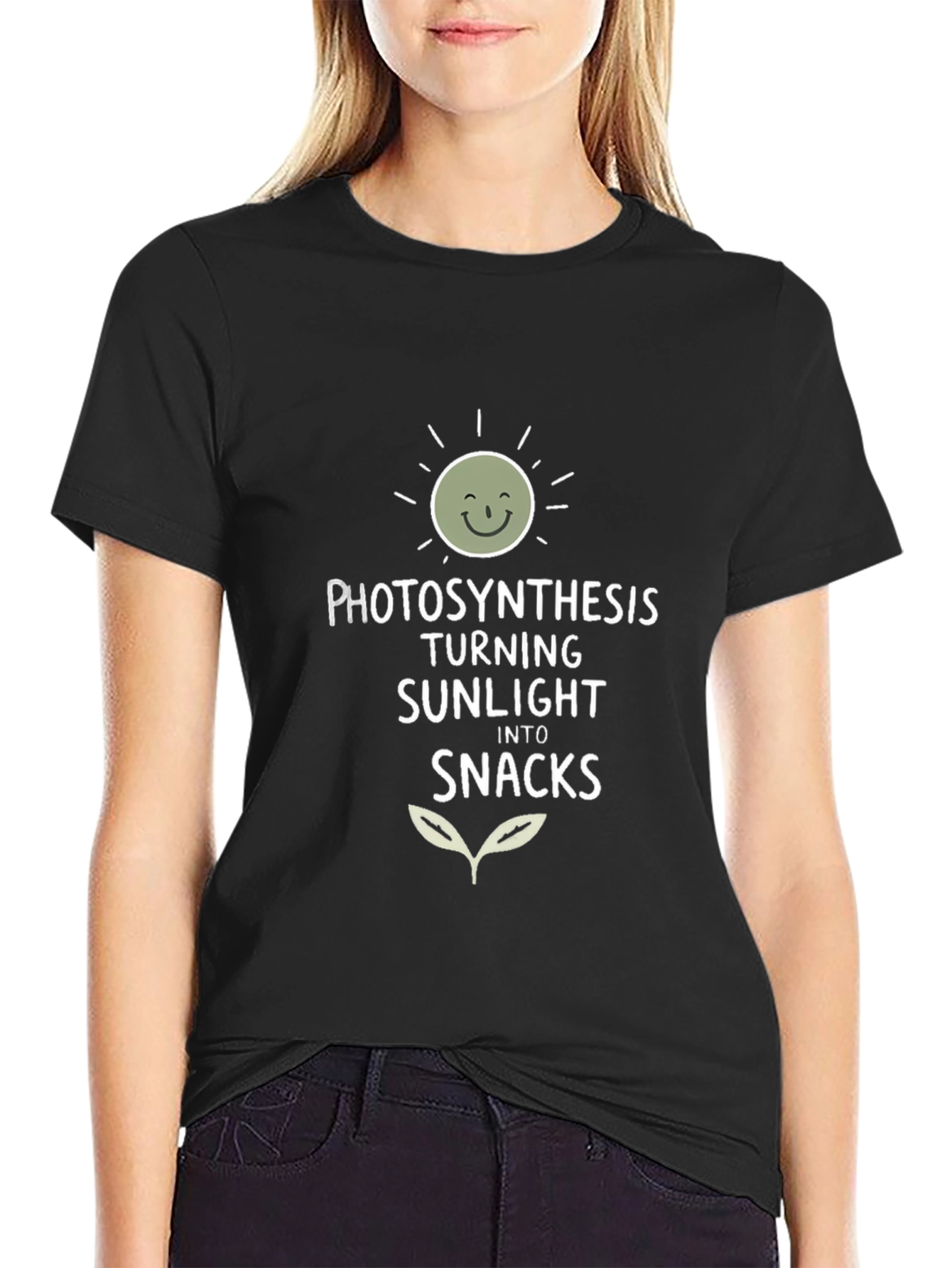 Photosynthesis Turning Sunlight into Snacks Graphic Tee