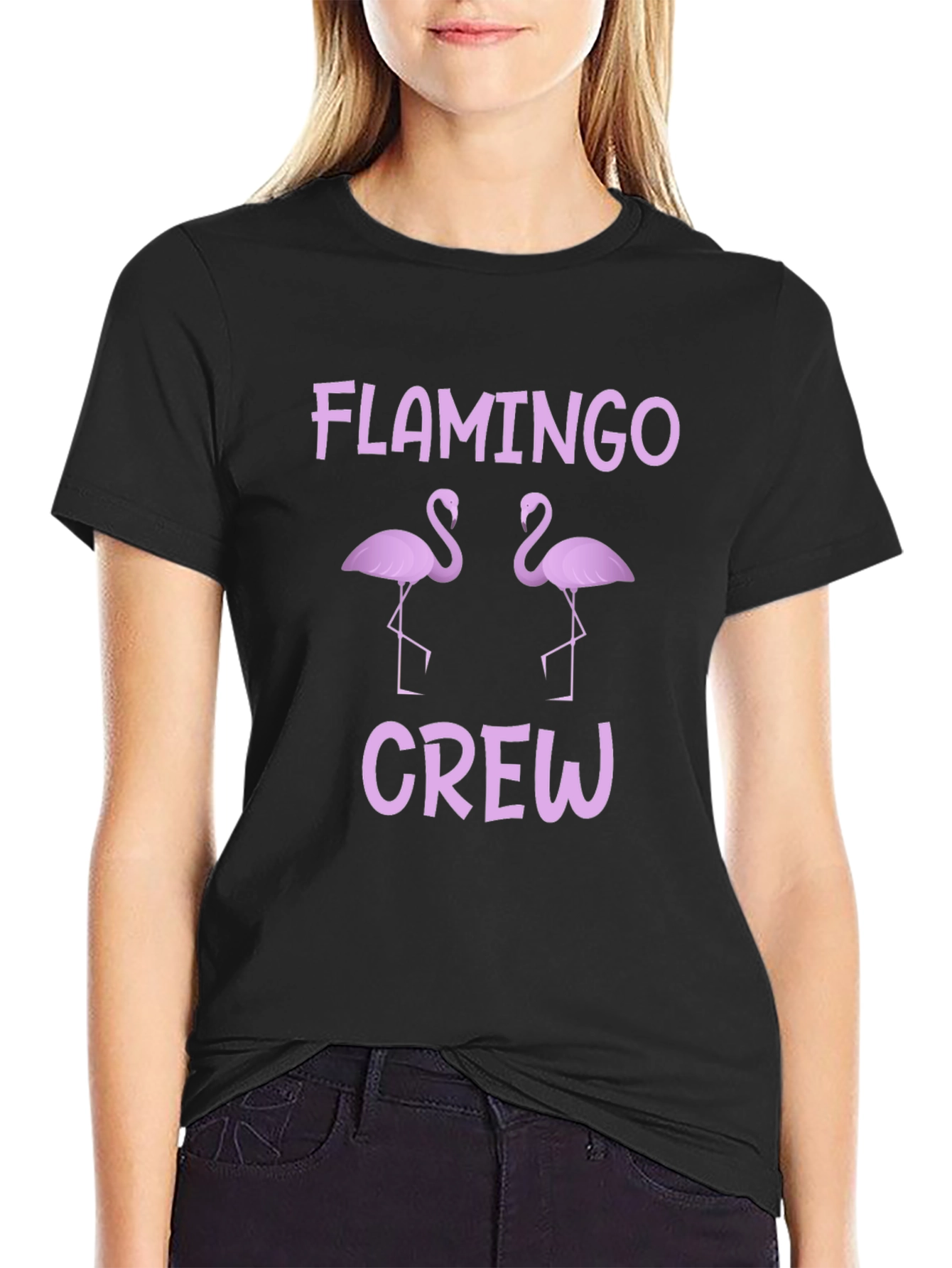 Flamingo Crew Graphic Tee
