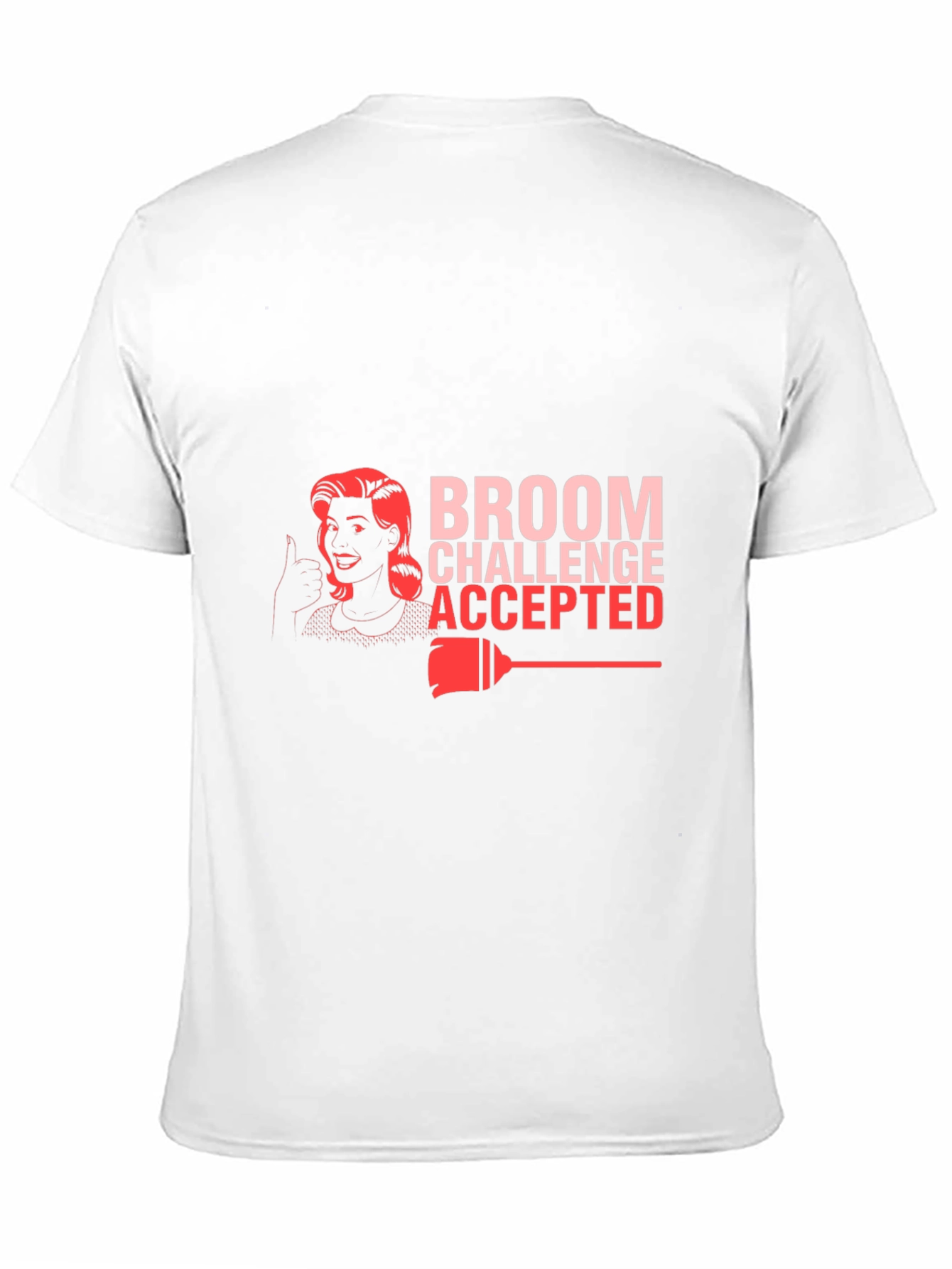 Broom Challenge Accepted Black T-Shirt