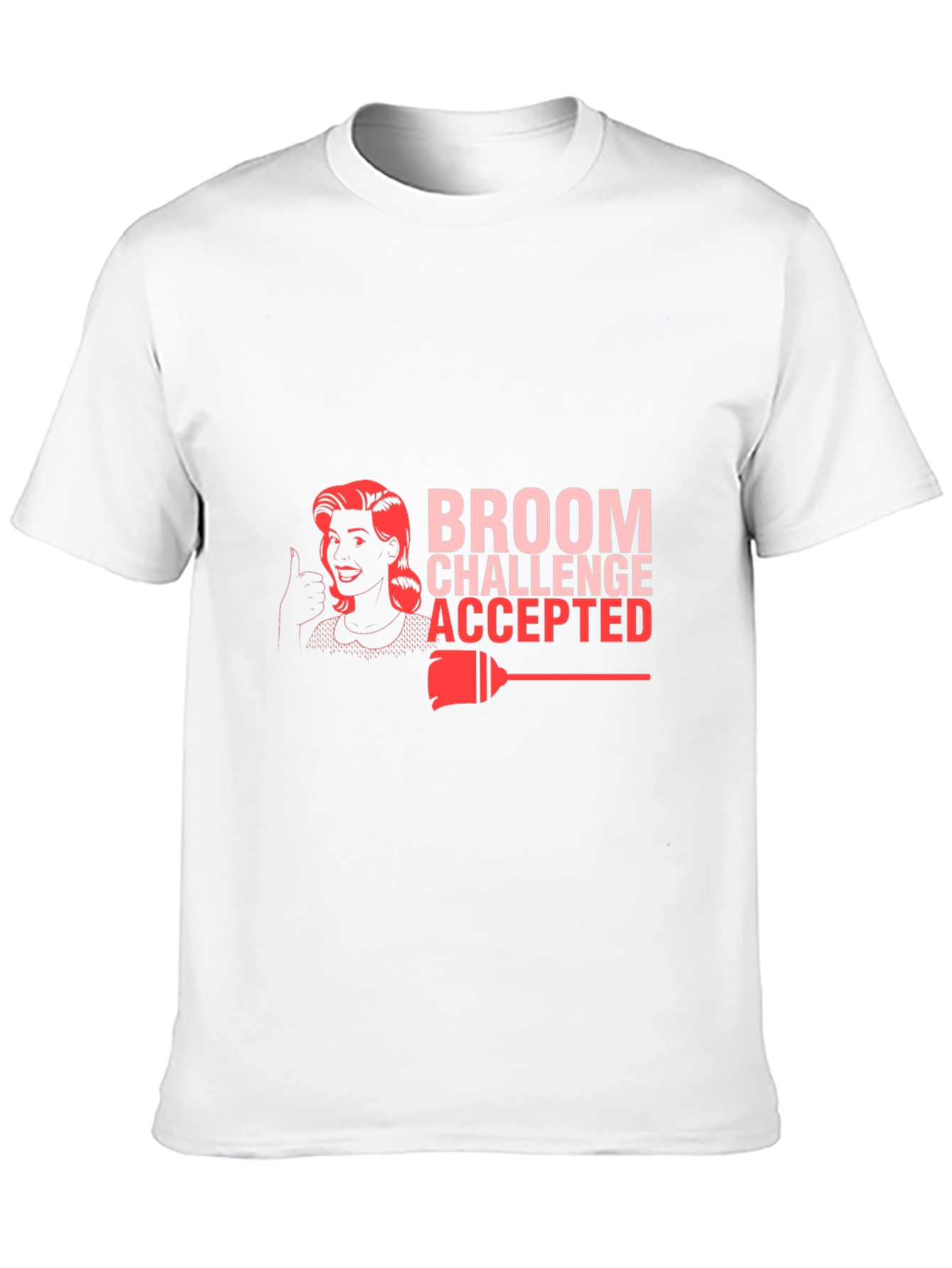 Broom Challenge Accepted Black T-Shirt