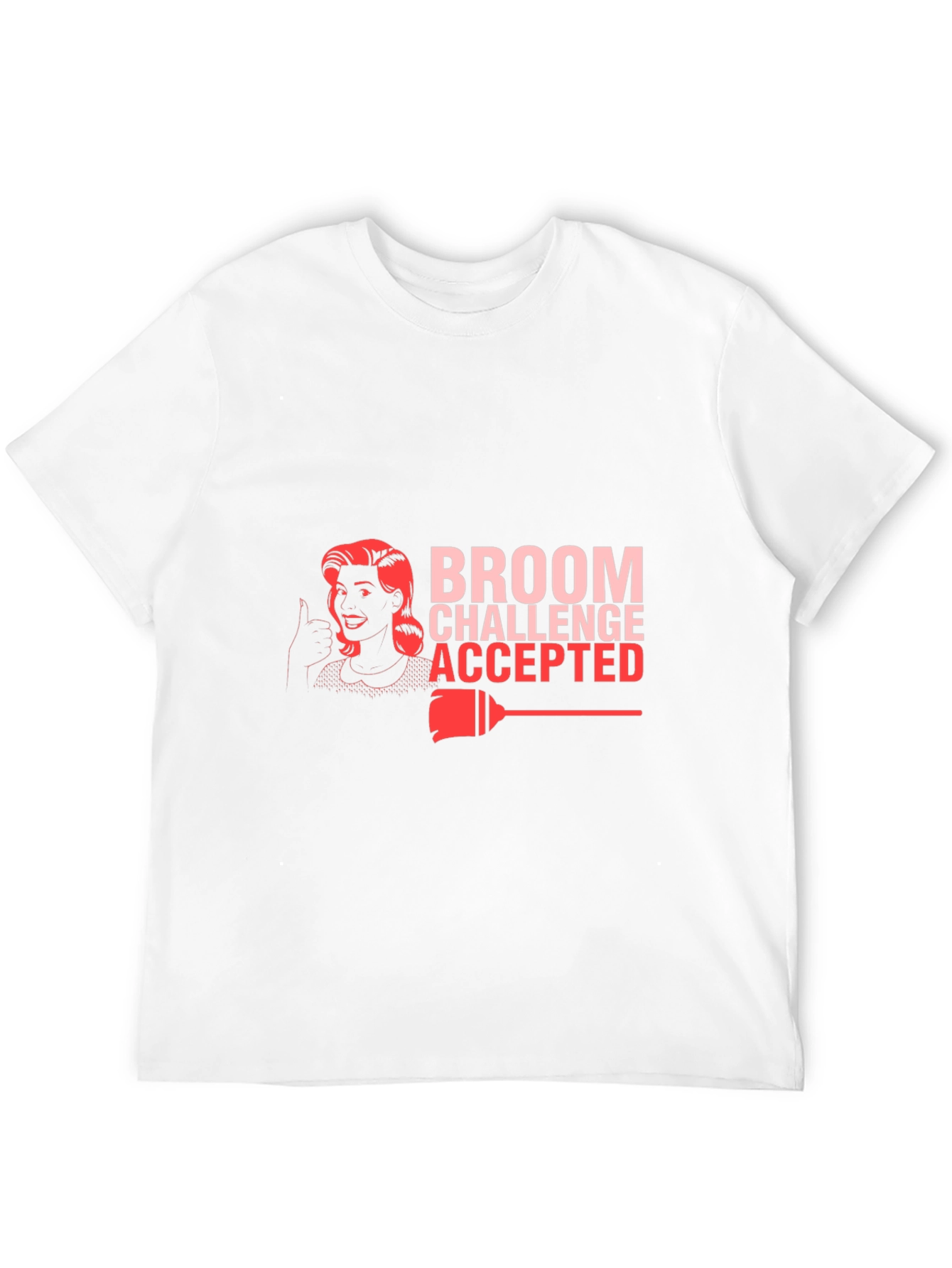 Broom Challenge Accepted Black T-Shirt