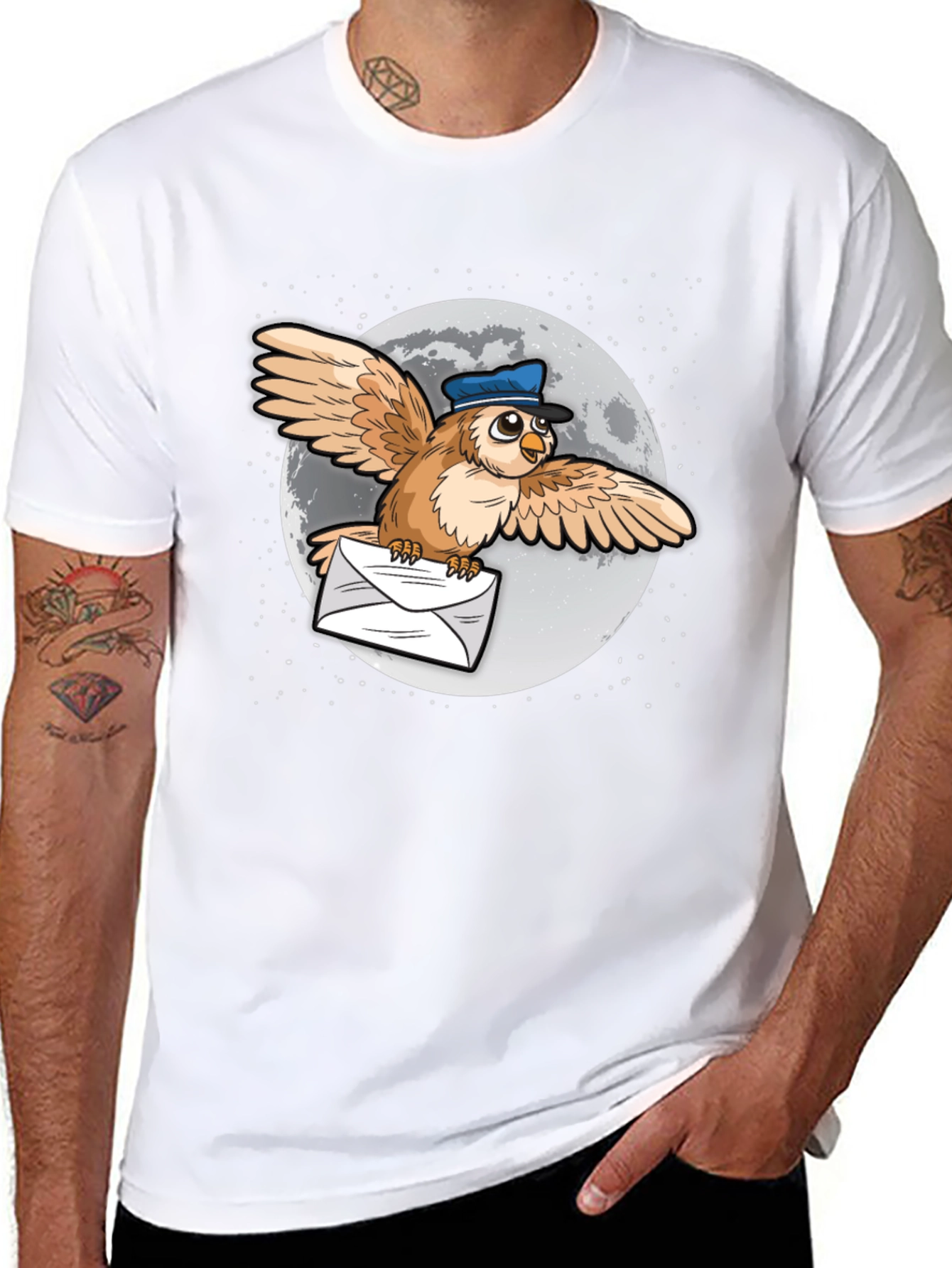 Owl Postman Graphic Tee