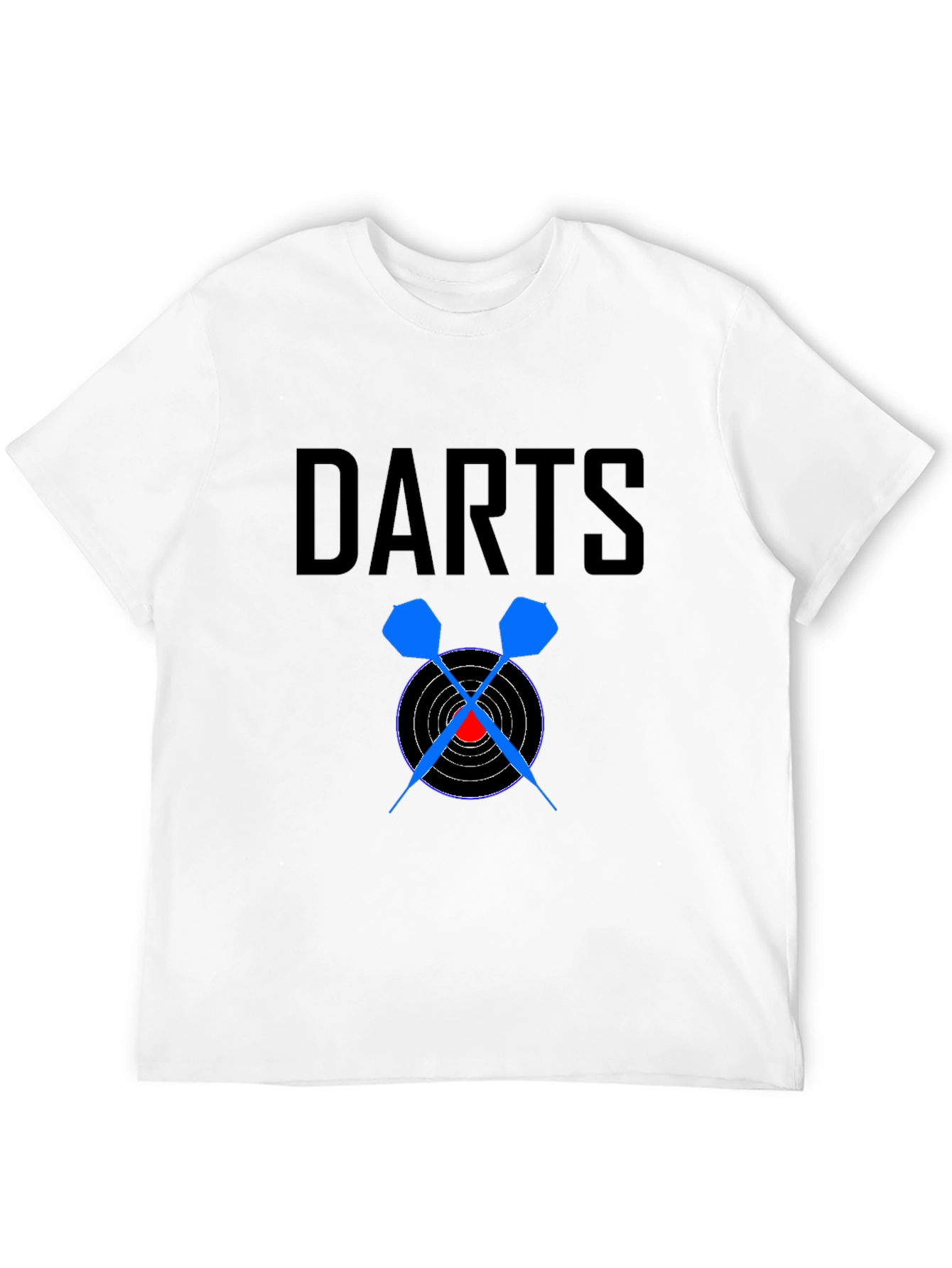 Darts Graphic Tee - Bullseye Design