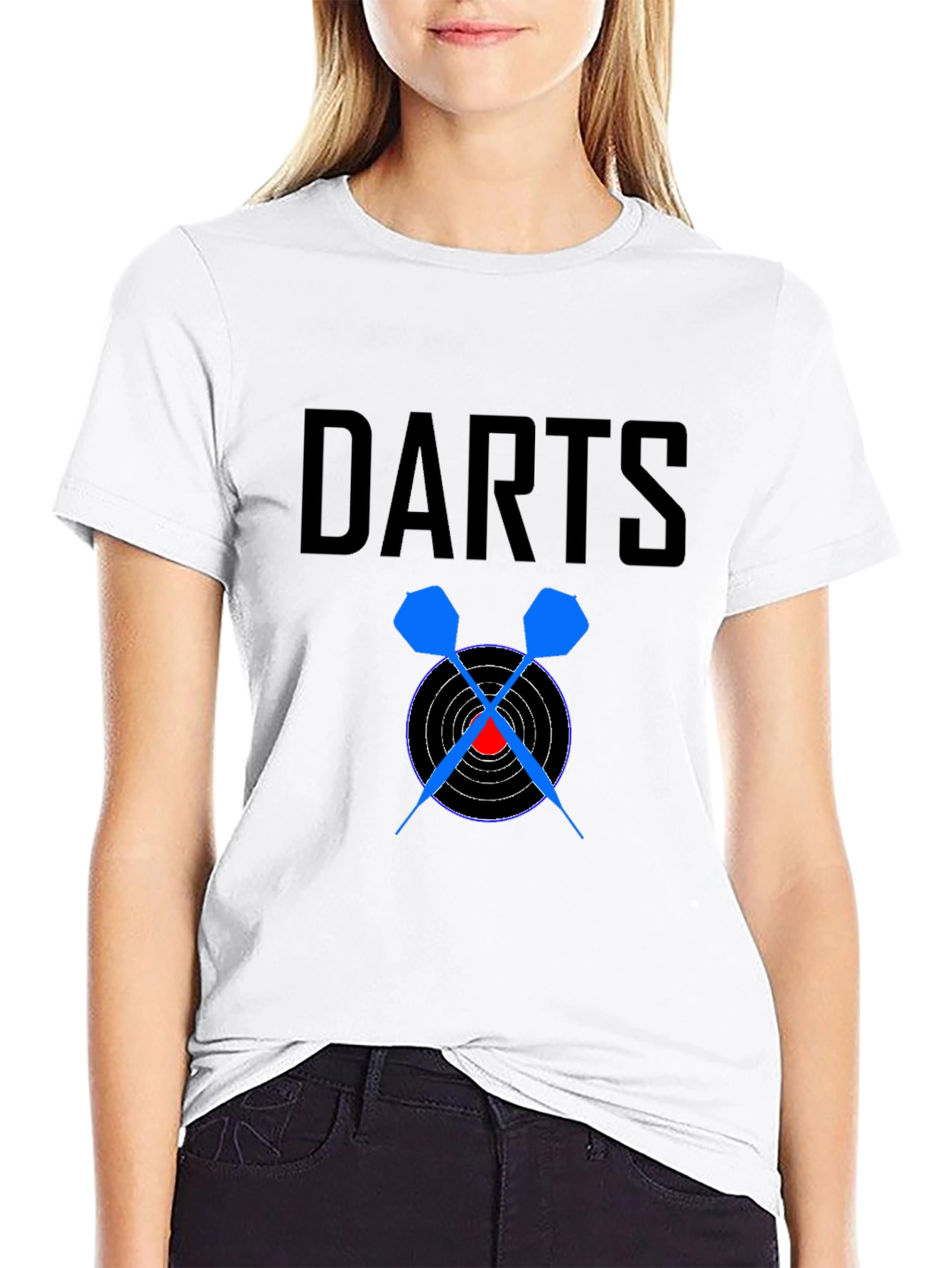 Darts Graphic Tee - Bullseye Design
