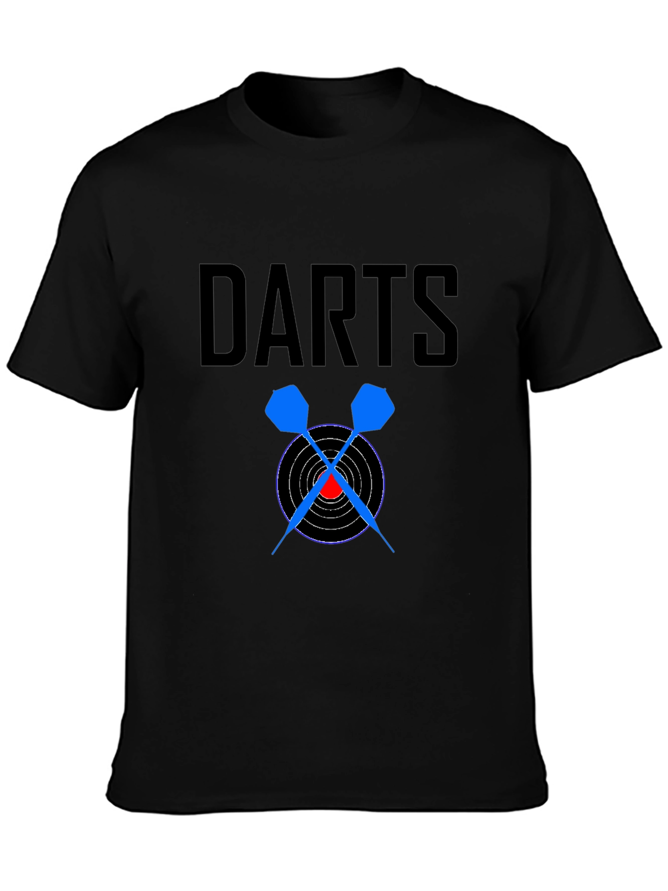 Darts Graphic Tee - Bullseye Design