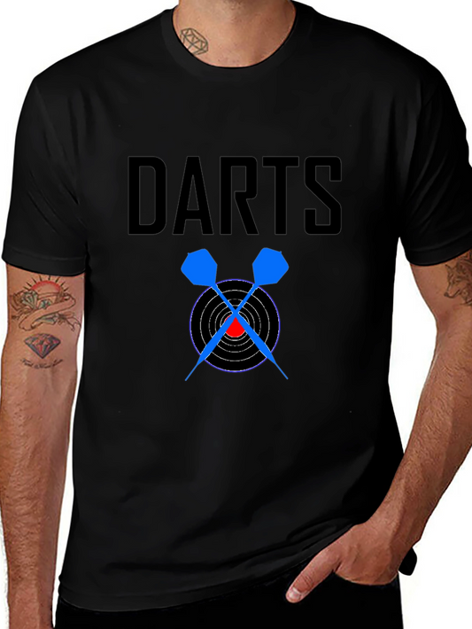 Darts Graphic Tee - Bullseye Design
