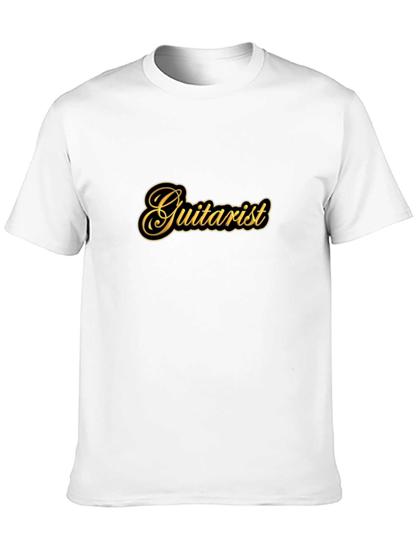 Guitarist Black T-Shirt - Music Lover Tee