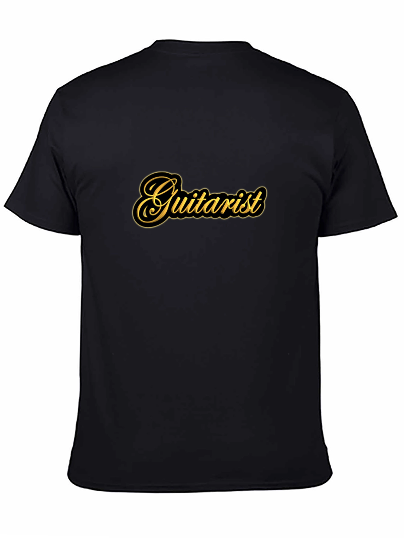 Guitarist Black T-Shirt - Music Lover Tee