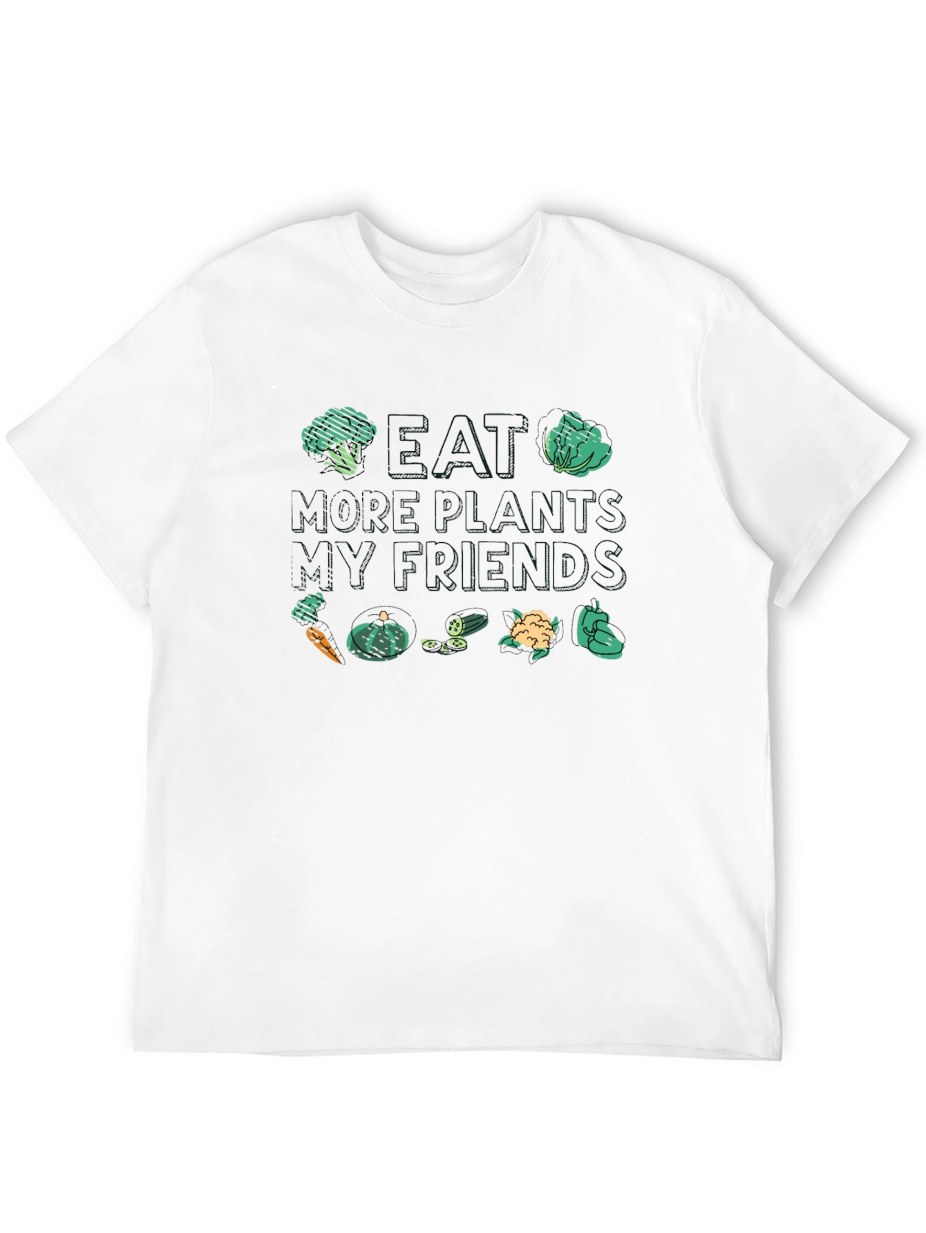 Eat Plants T-Shirt - Vegan Friendly Graphic Tee