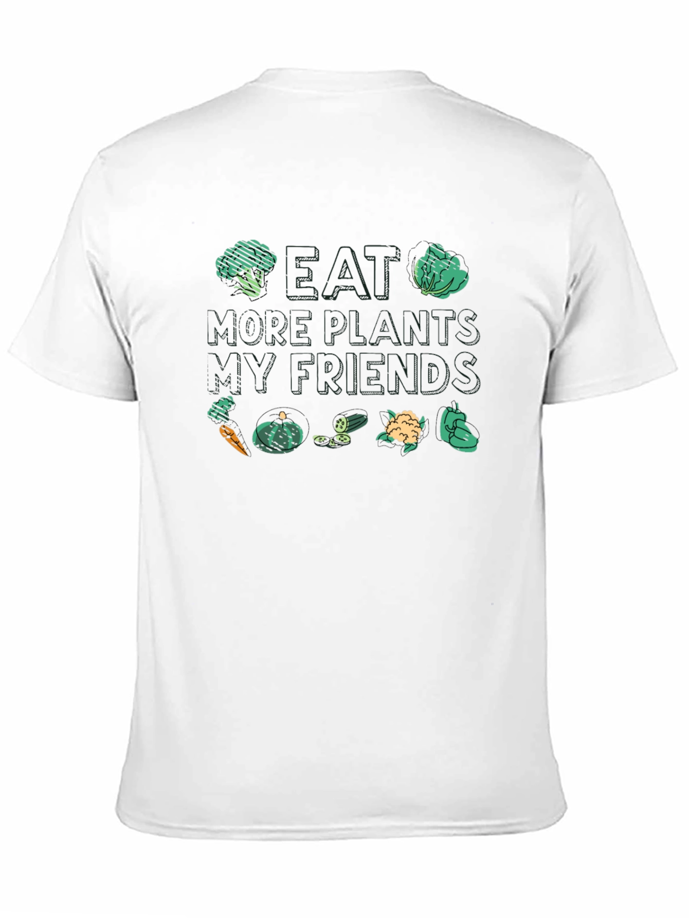 Eat Plants T-Shirt - Vegan Friendly Graphic Tee