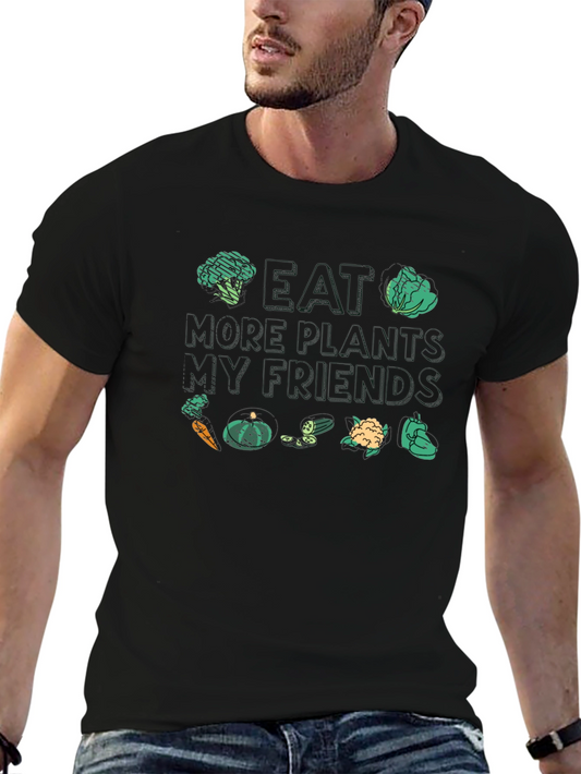 Eat Plants T-Shirt - Vegan Friendly Graphic Tee