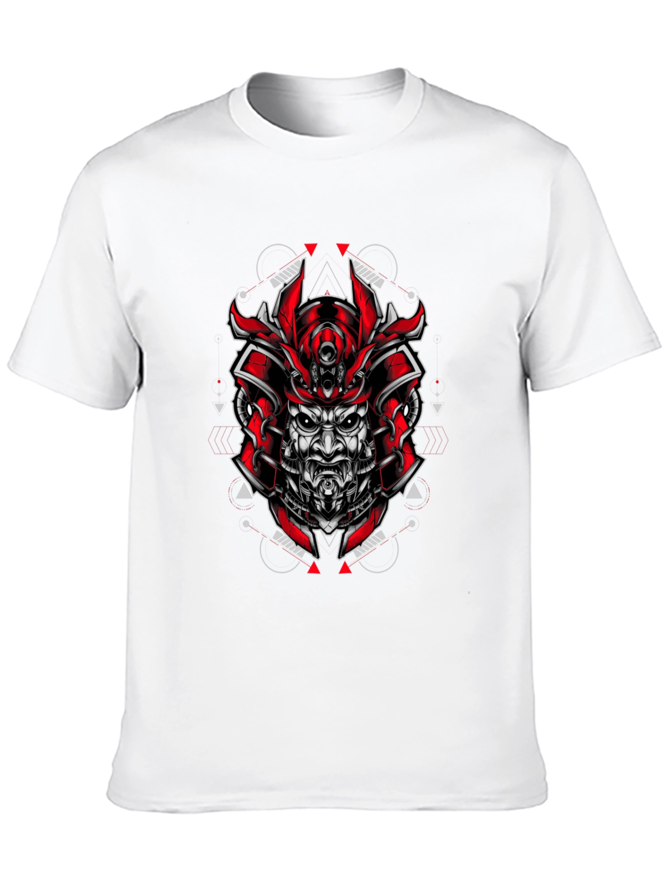 Samurai Graphic T-Shirt - Red and Black Design
