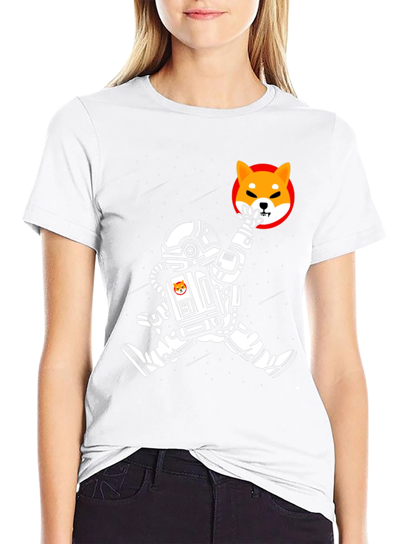 Astronaut Shiba Inu T-Shirt
