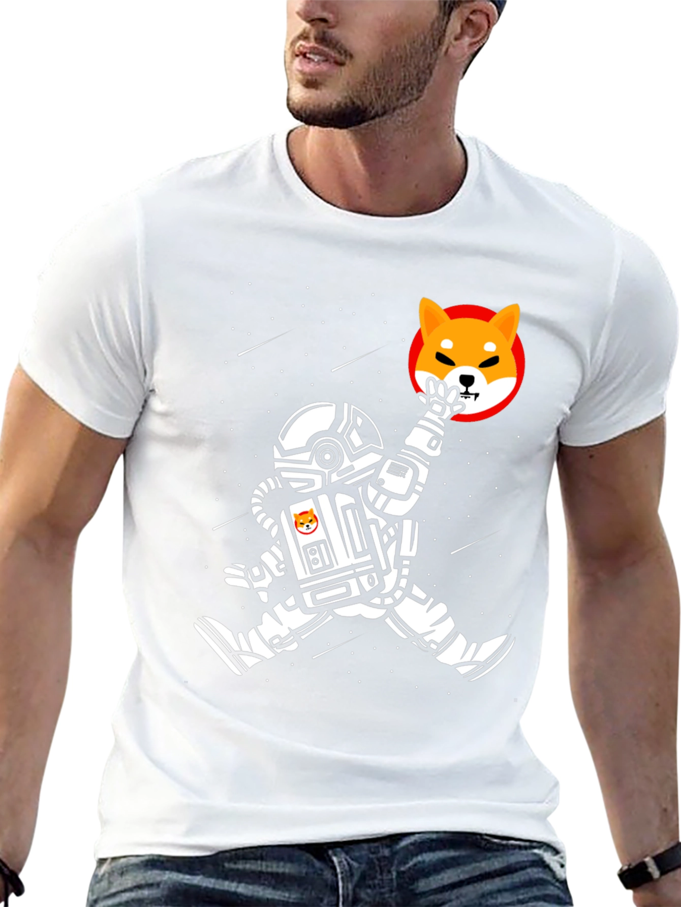 Astronaut Shiba Inu T-Shirt