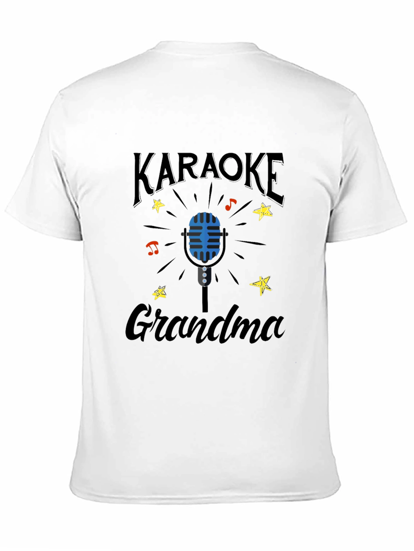 Karaoke Grandma T-Shirt - Black