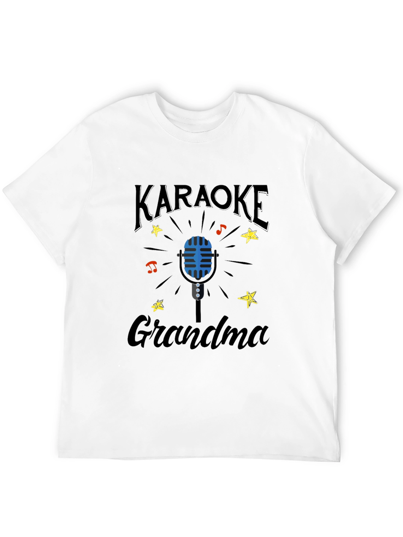 Karaoke Grandma T-Shirt - Black