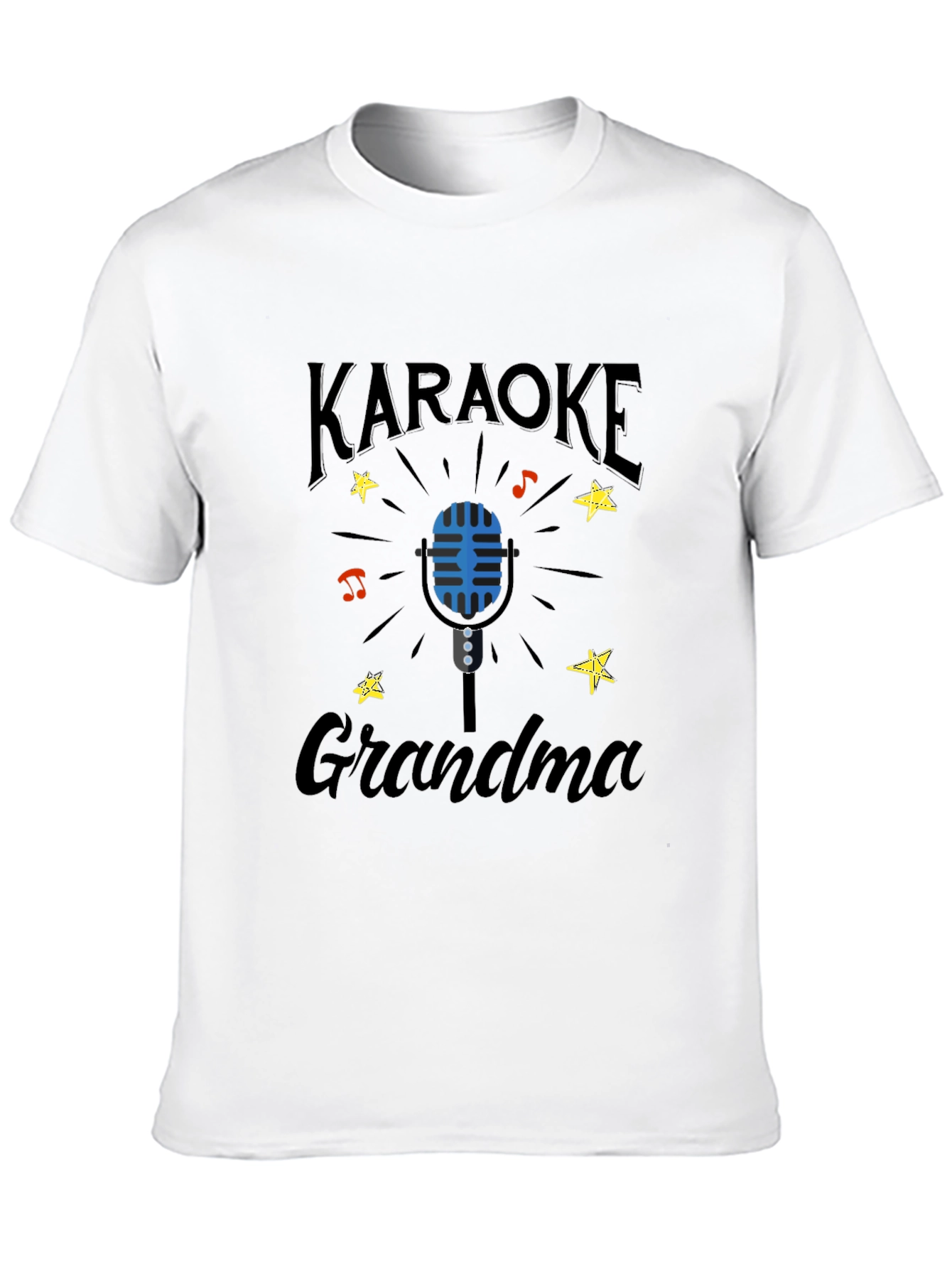 Karaoke Grandma T-Shirt - Black