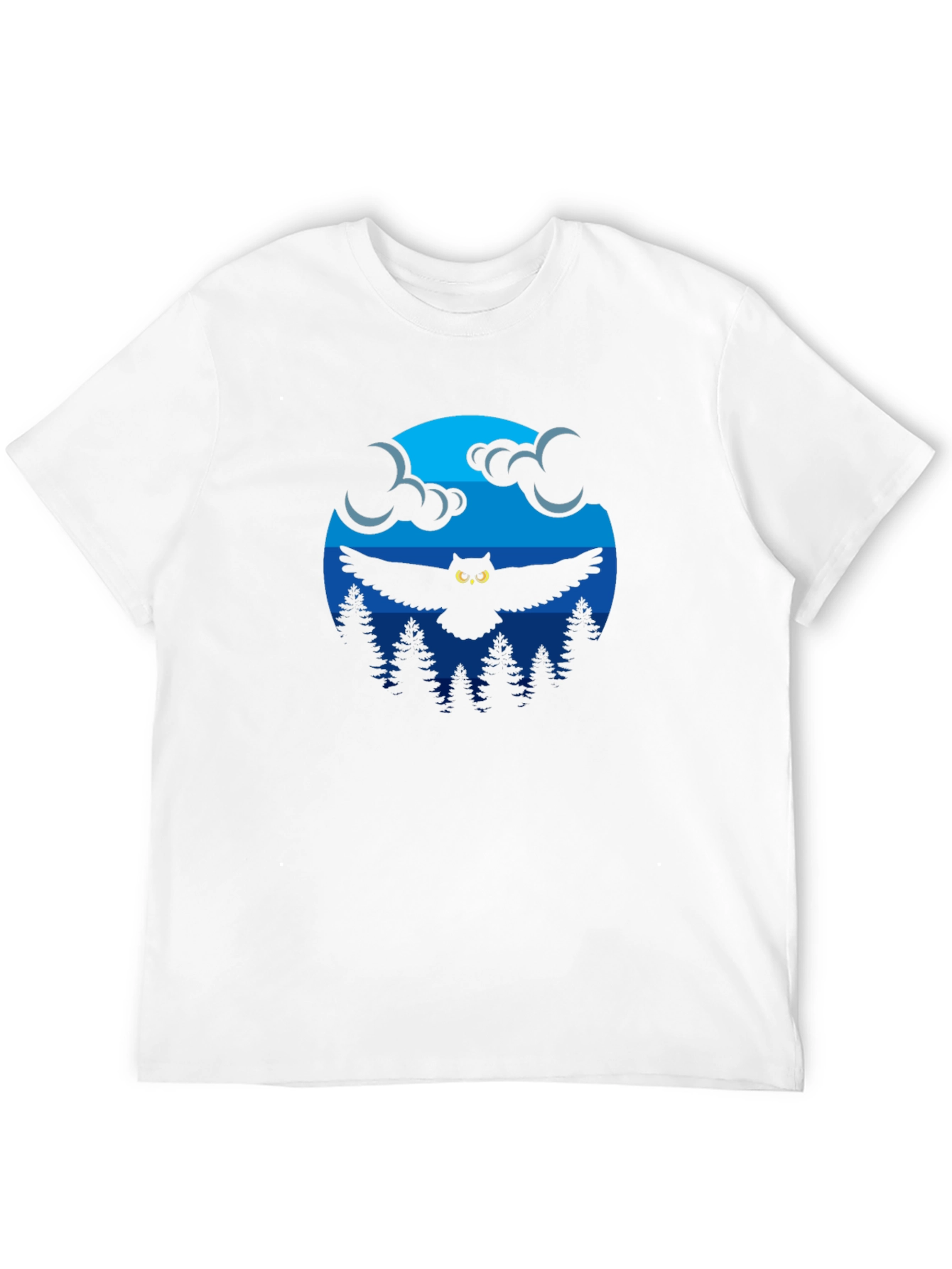 Owl in Moonlight Graphic T-Shirt