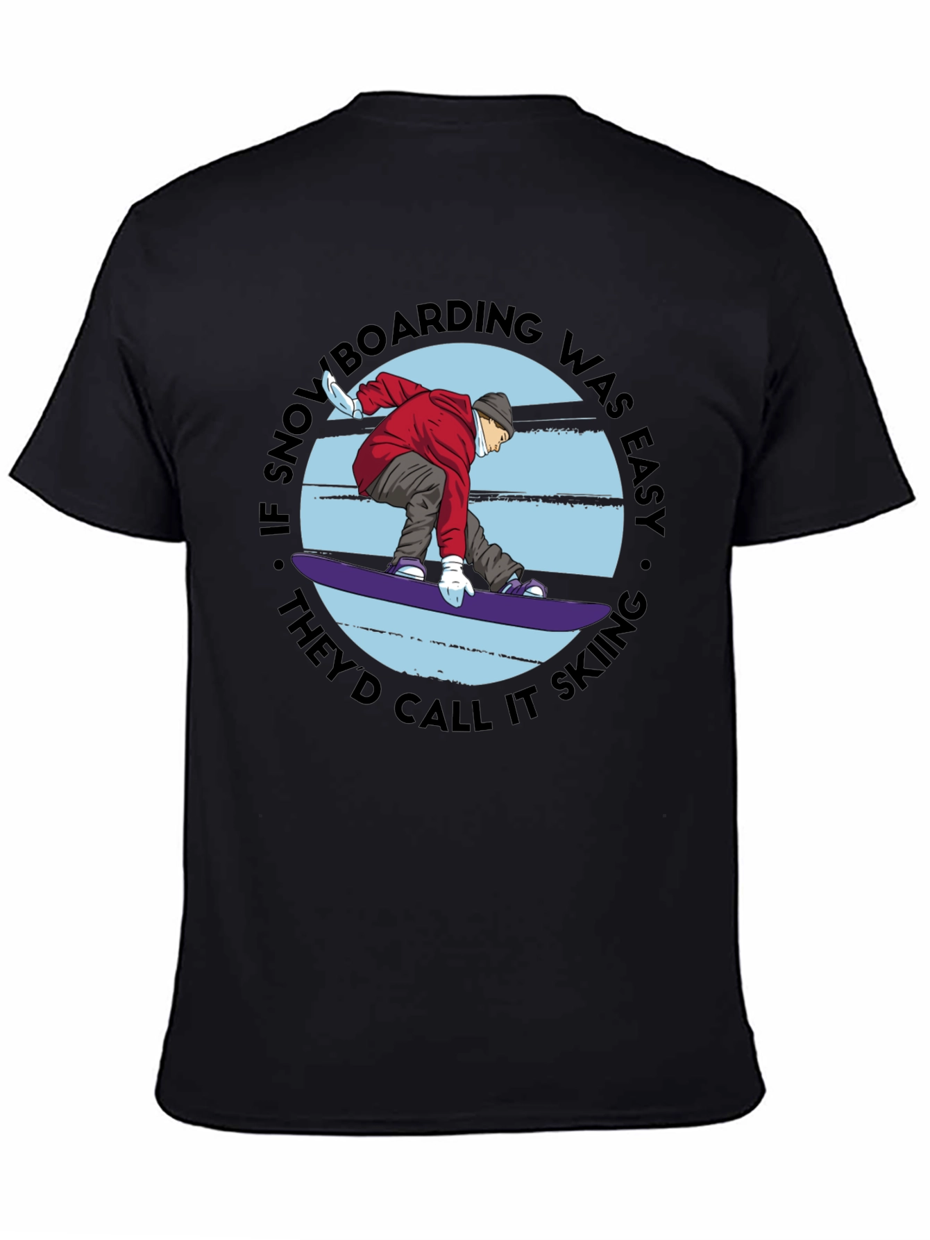 Snowboarding vs Skiing Graphic Tee