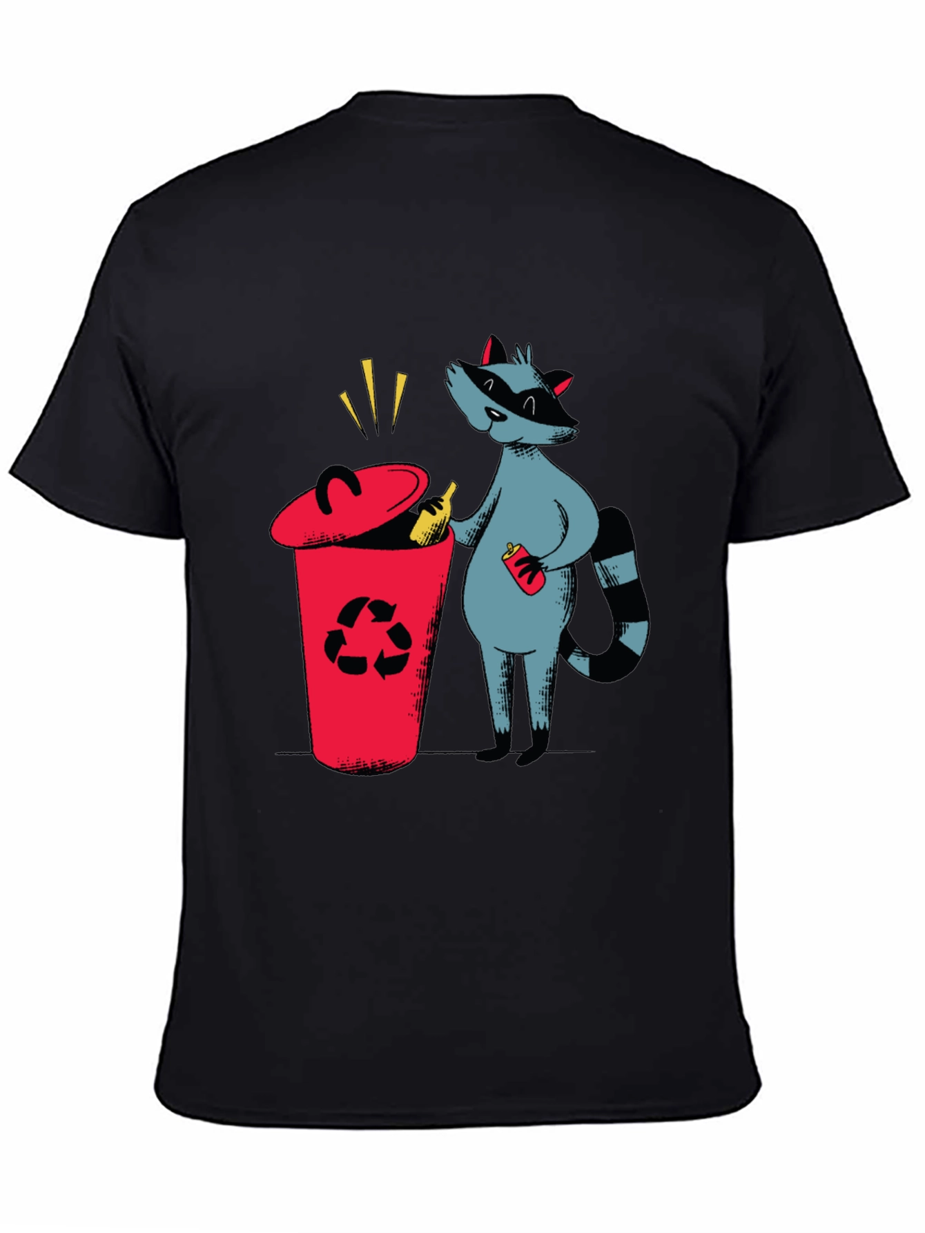 Recycle Raccoon T-Shirt - Earth Friendly Design
