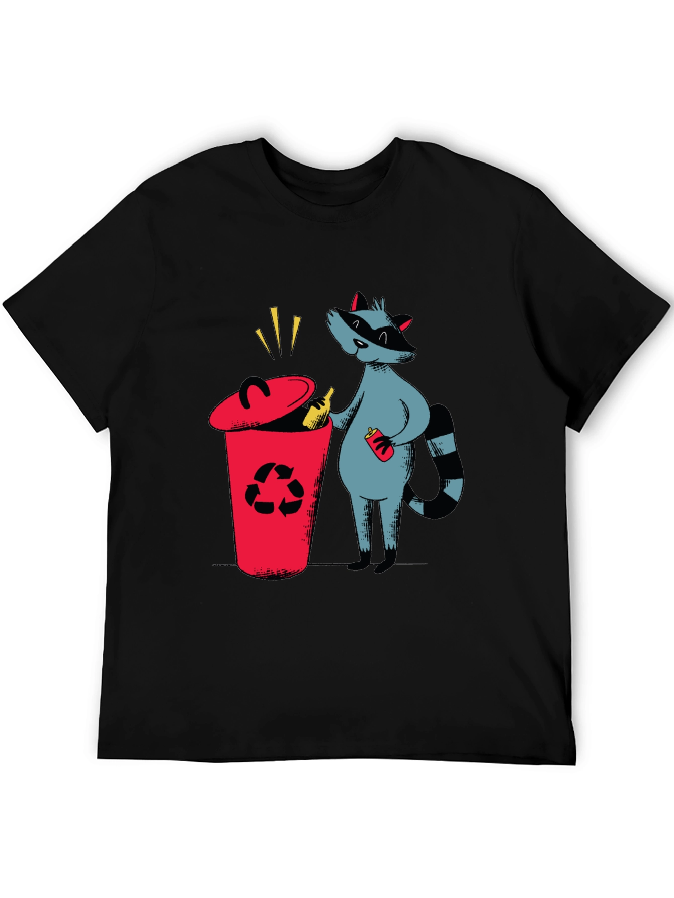 Recycle Raccoon T-Shirt - Earth Friendly Design