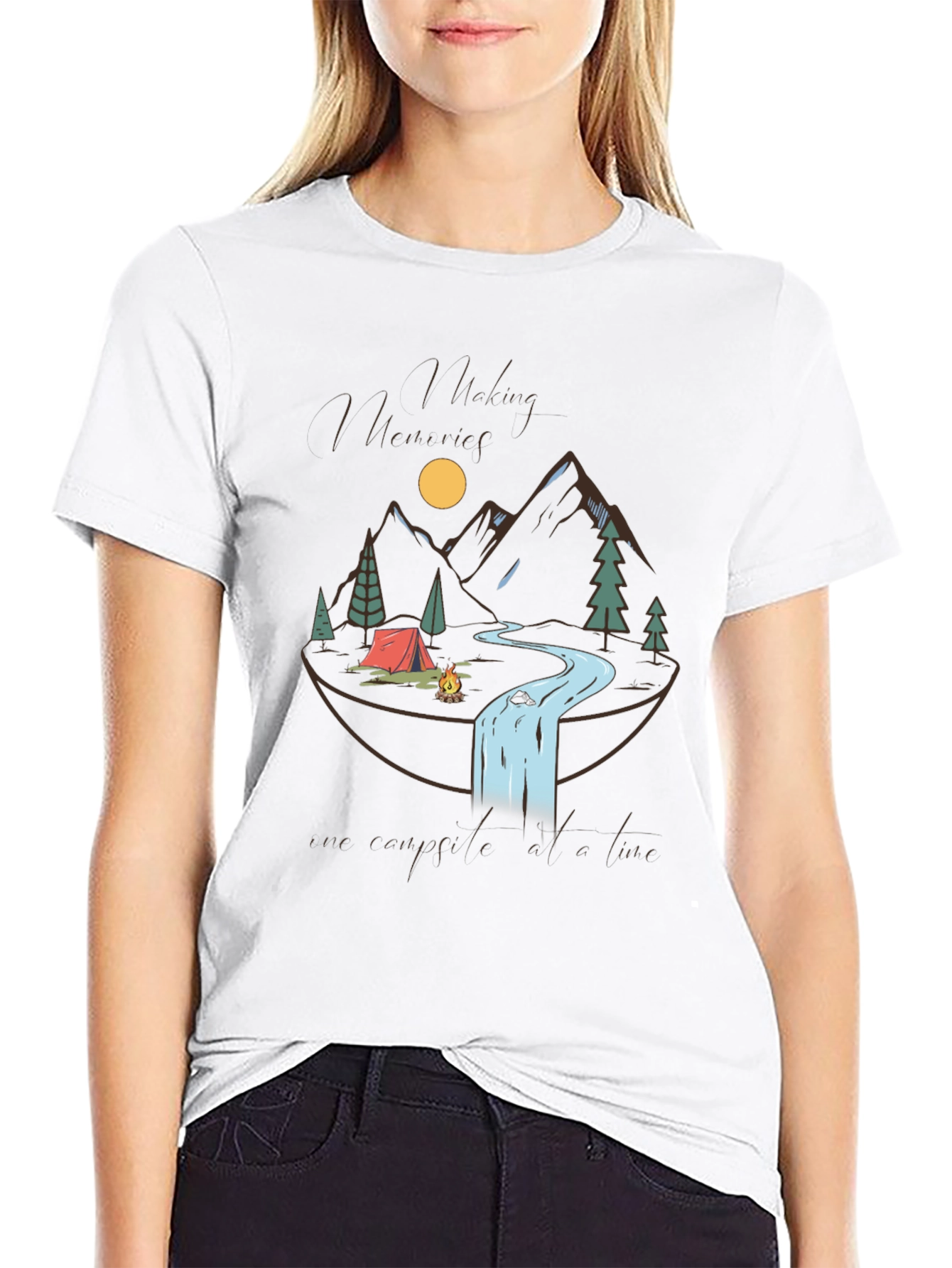 Hiking Memories Graphic Tee - Adventure Awaits!