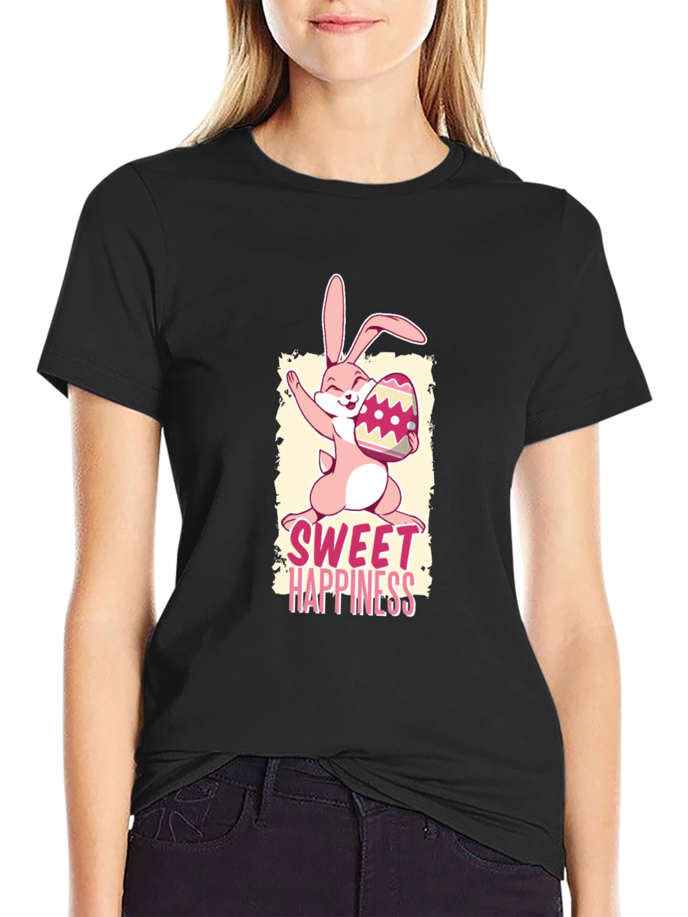 Sweet Happiness Easter Bunny T-Shirt