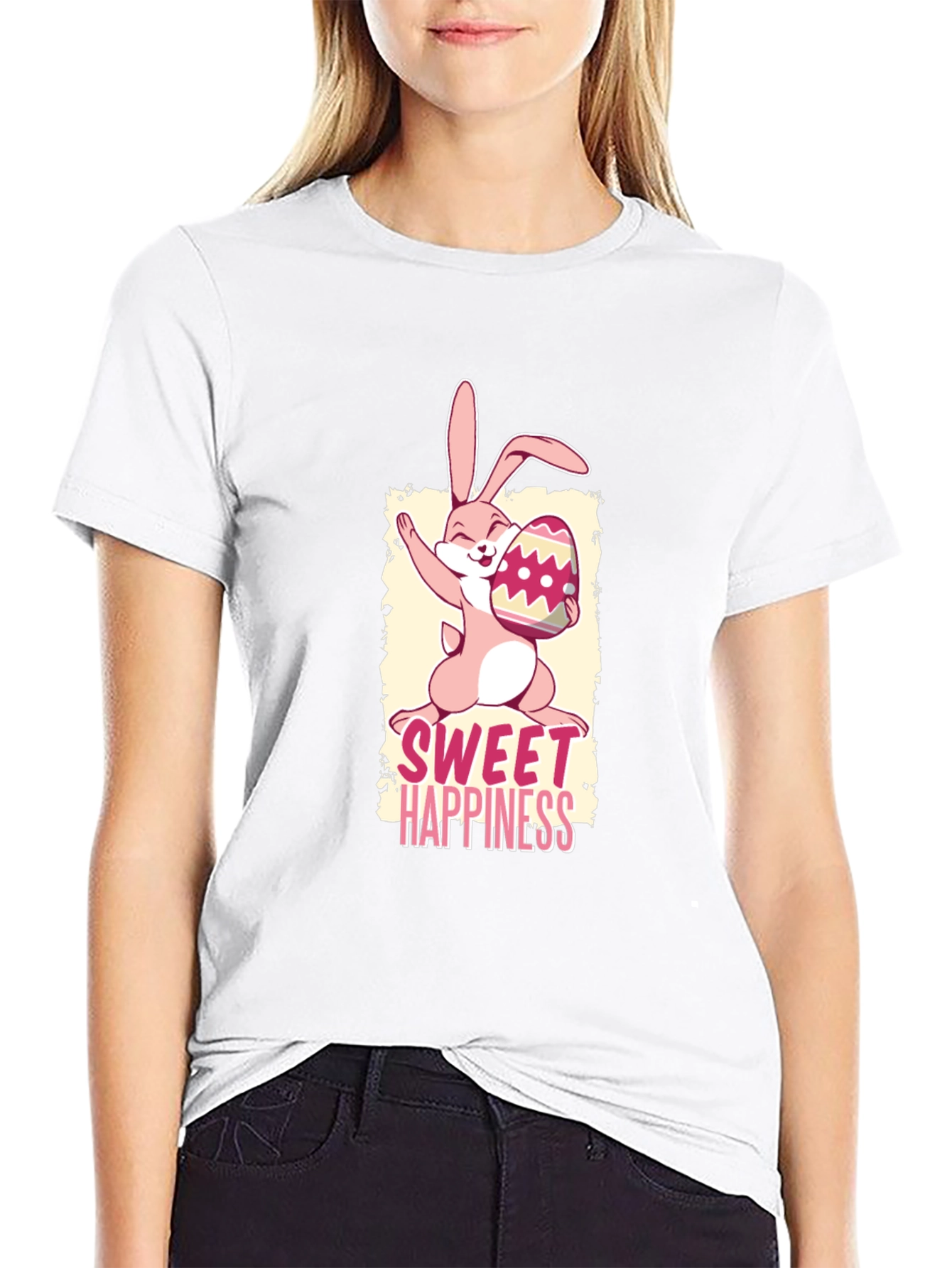 Sweet Happiness Easter Bunny T-Shirt