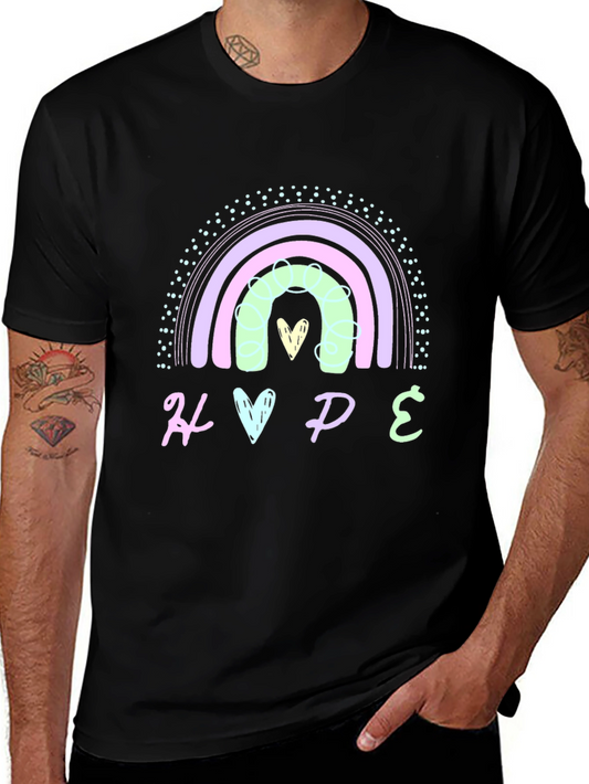 Hope Rainbow Graphic T-Shirt