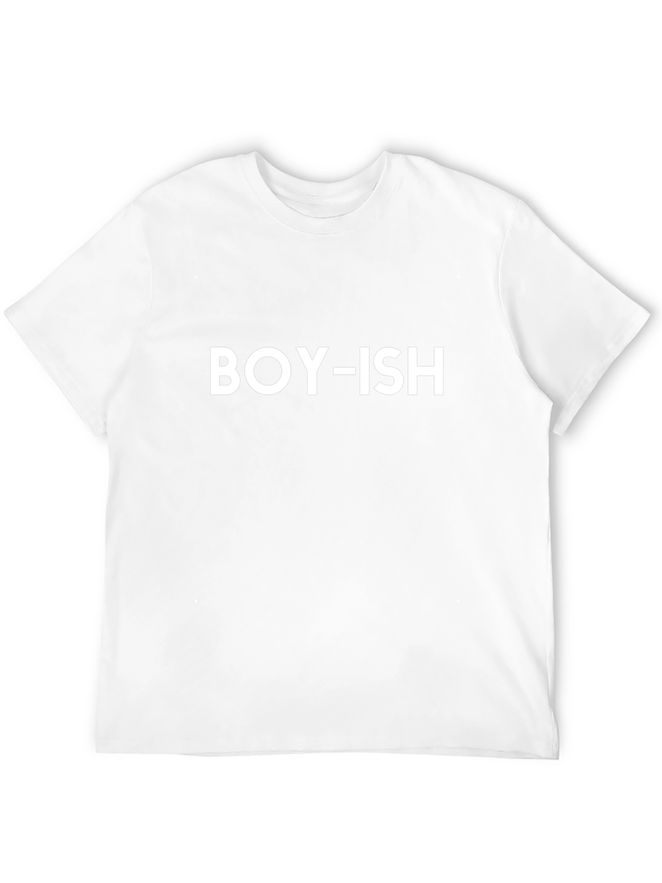 Boy-ish Black Graphic Tee